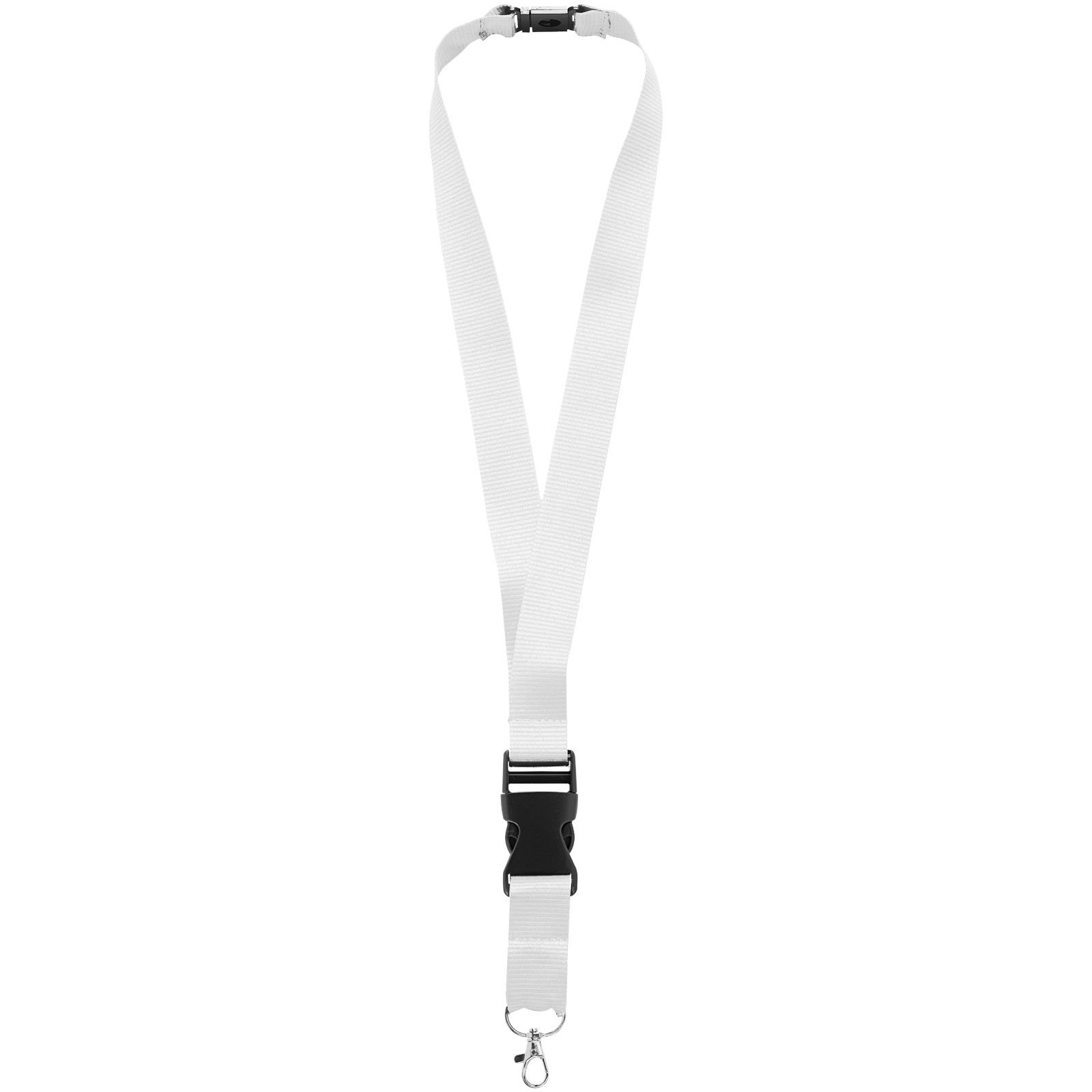 Yogi Lanyard mit Sicherheitsverschluss weiss