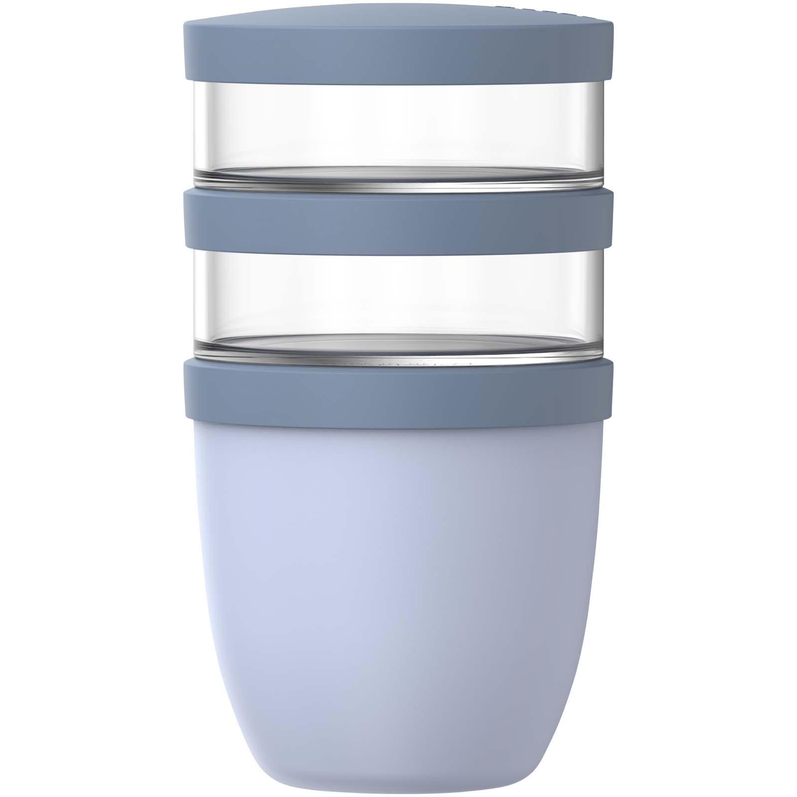 Mepal Ellipse Dreiteiliger, 500 ml + 2 x 200 ml Lunchpot blau