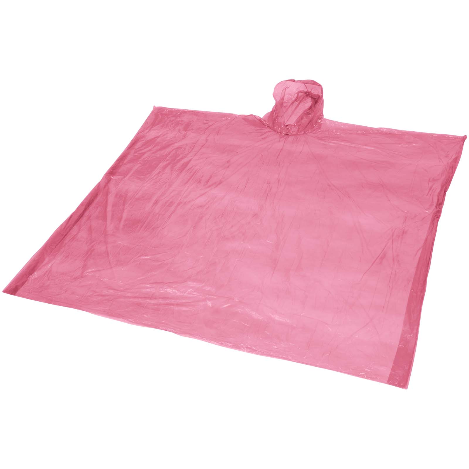 Ziva Einweg Regenponcho mit Hülle rot