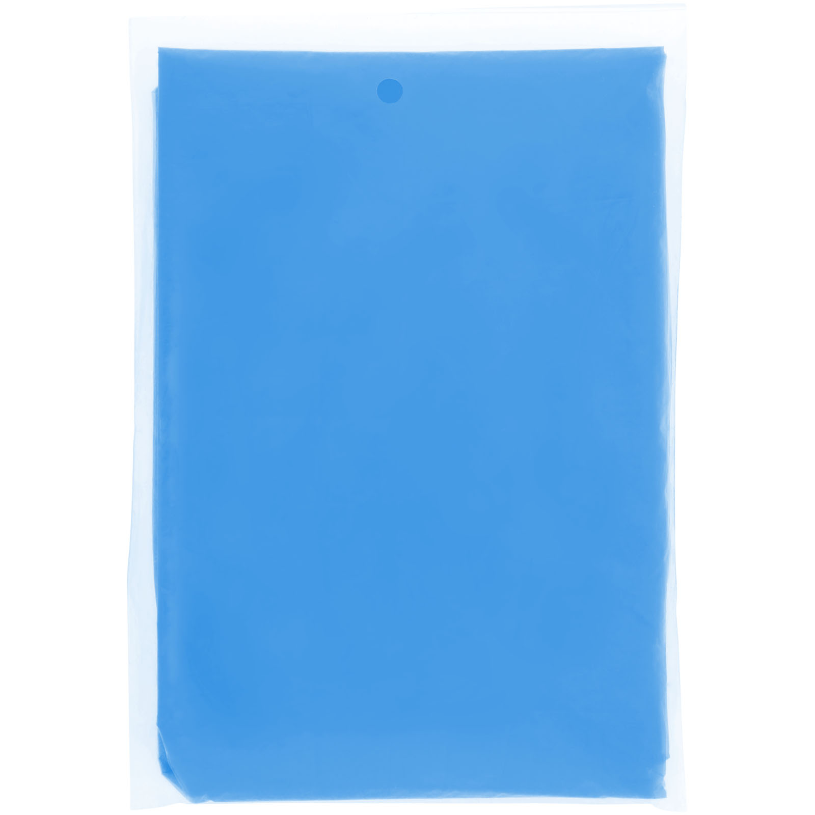 Mayan Regenponcho mit Aufbewahrungstasche aus recyceltem Kunststoff royalblau