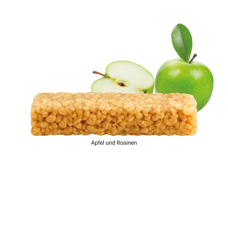 Müsliriegel Multikorn Apfel, Folie weiß