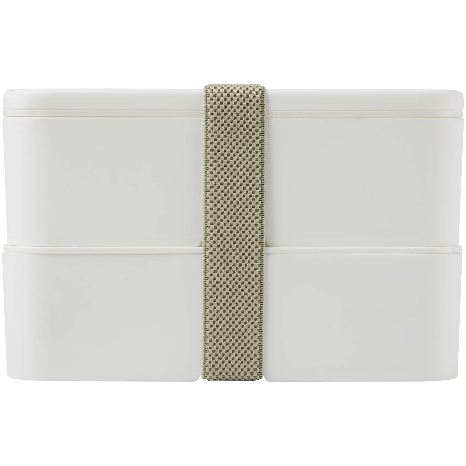 MIYO POP 700 + 700 ml doppelschichtige Lunchbox weiss