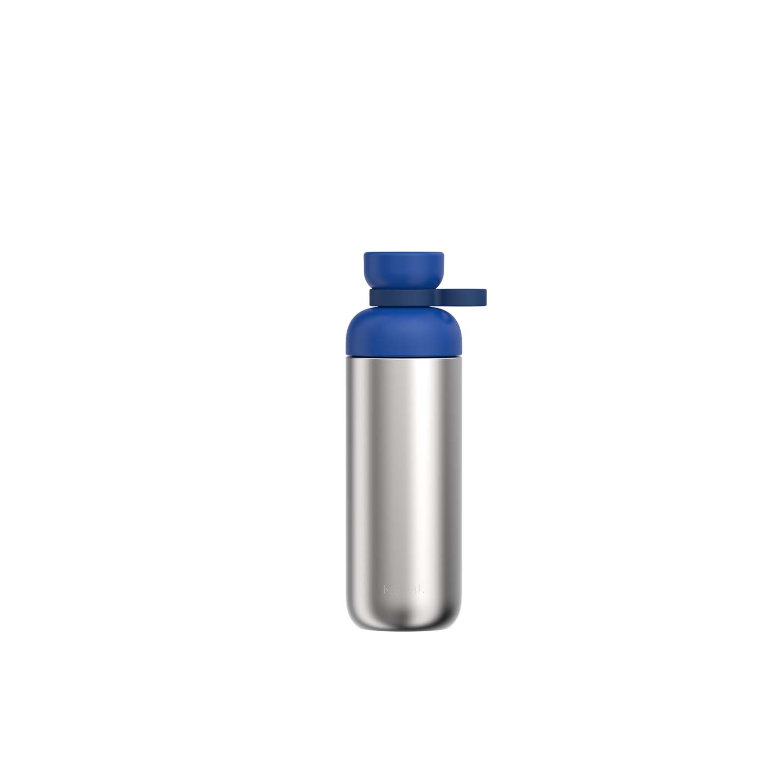 Mepal Vita 700 ml Wasserflasche aus recyceltem Edelstahl (Kohlensäure geeignet) vivid blau