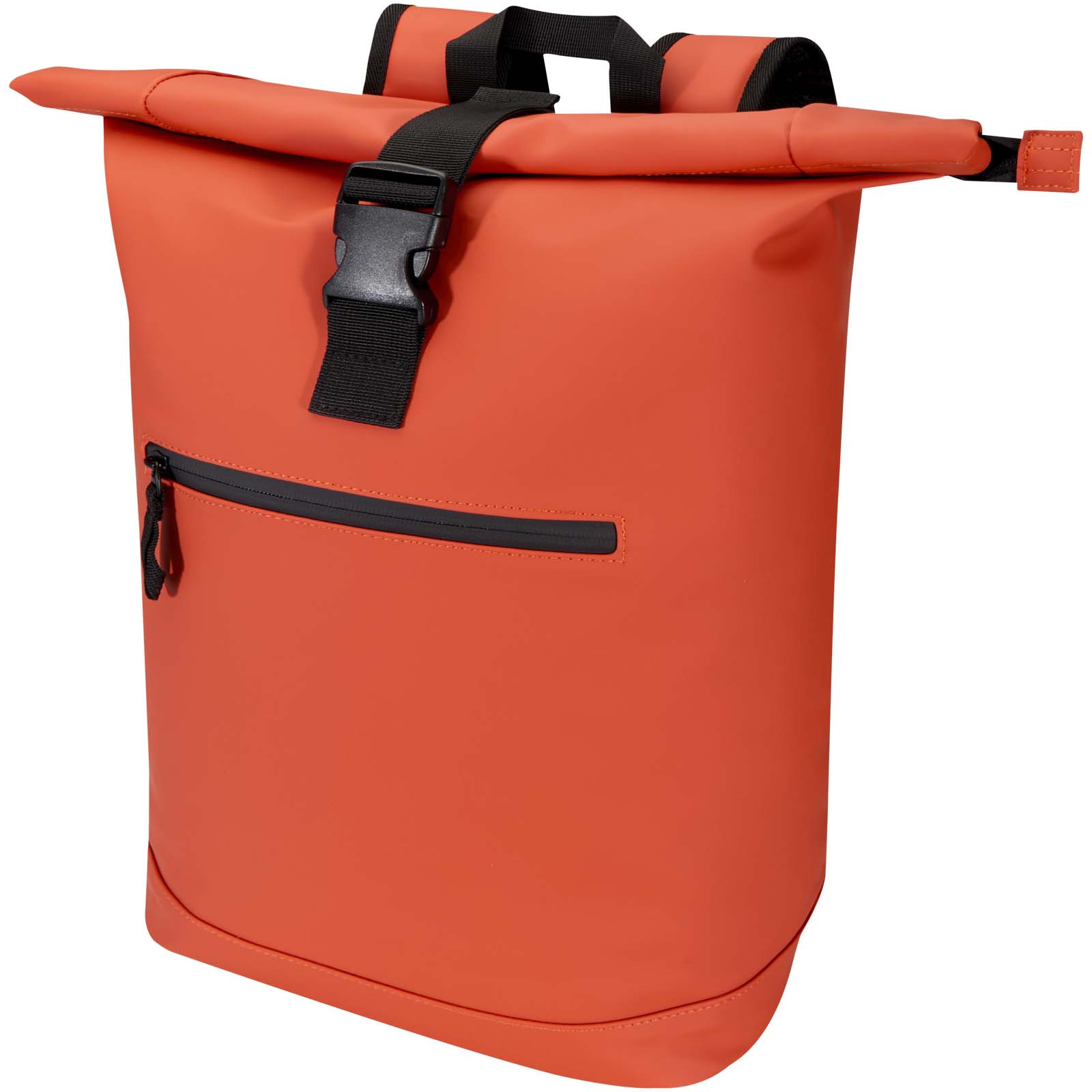Resi Plus 15" GRS-recycelter Rolltop Rucksack 18 L ziegelstein