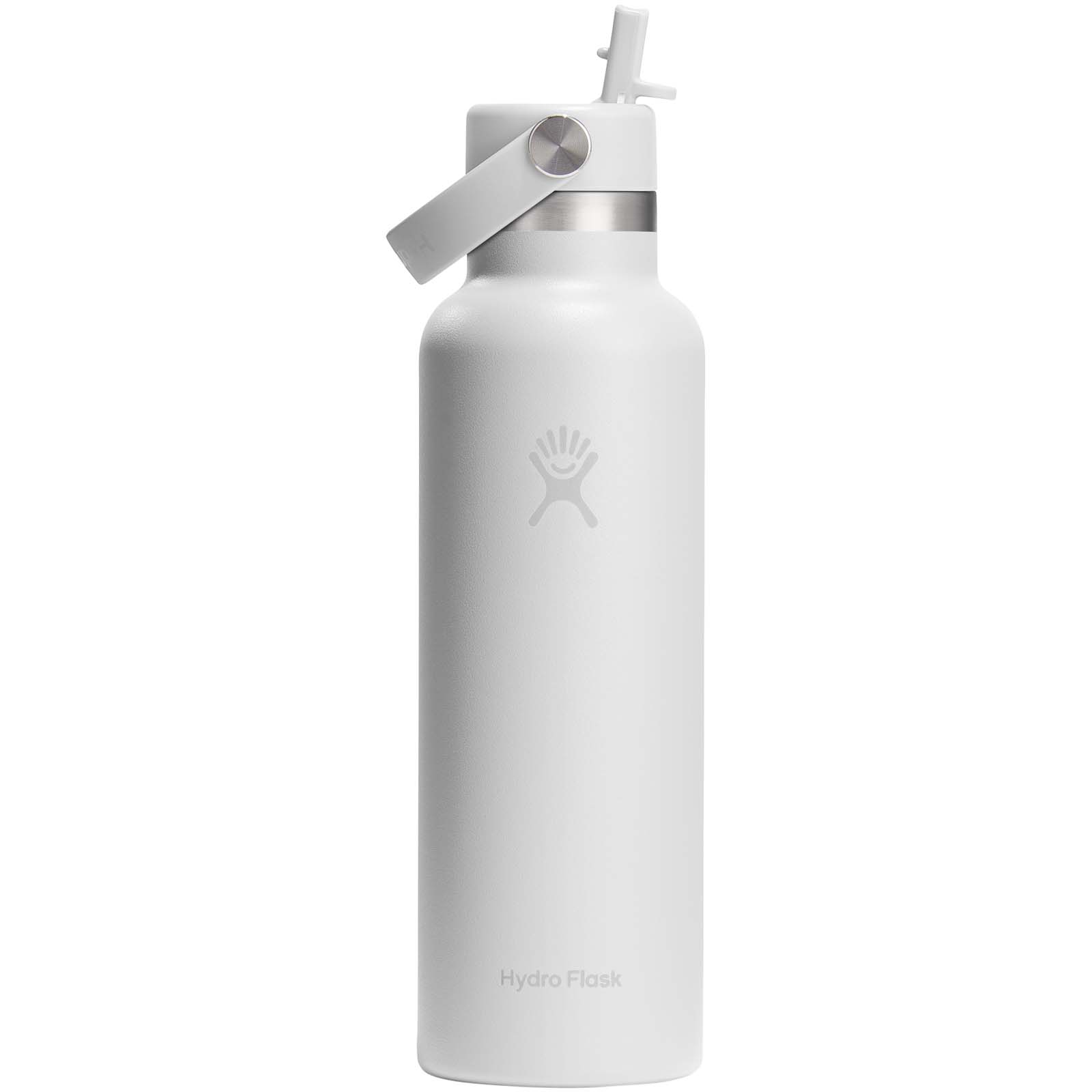 Hydra Flask Standard Mouth 621 ml isolierte Edelstahl-Trinkflasche weiss