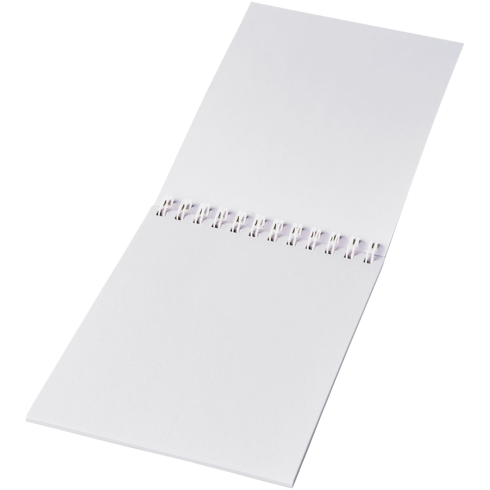 Desk-Mate® A6 Notizbuch mit Spiralbindung weiss