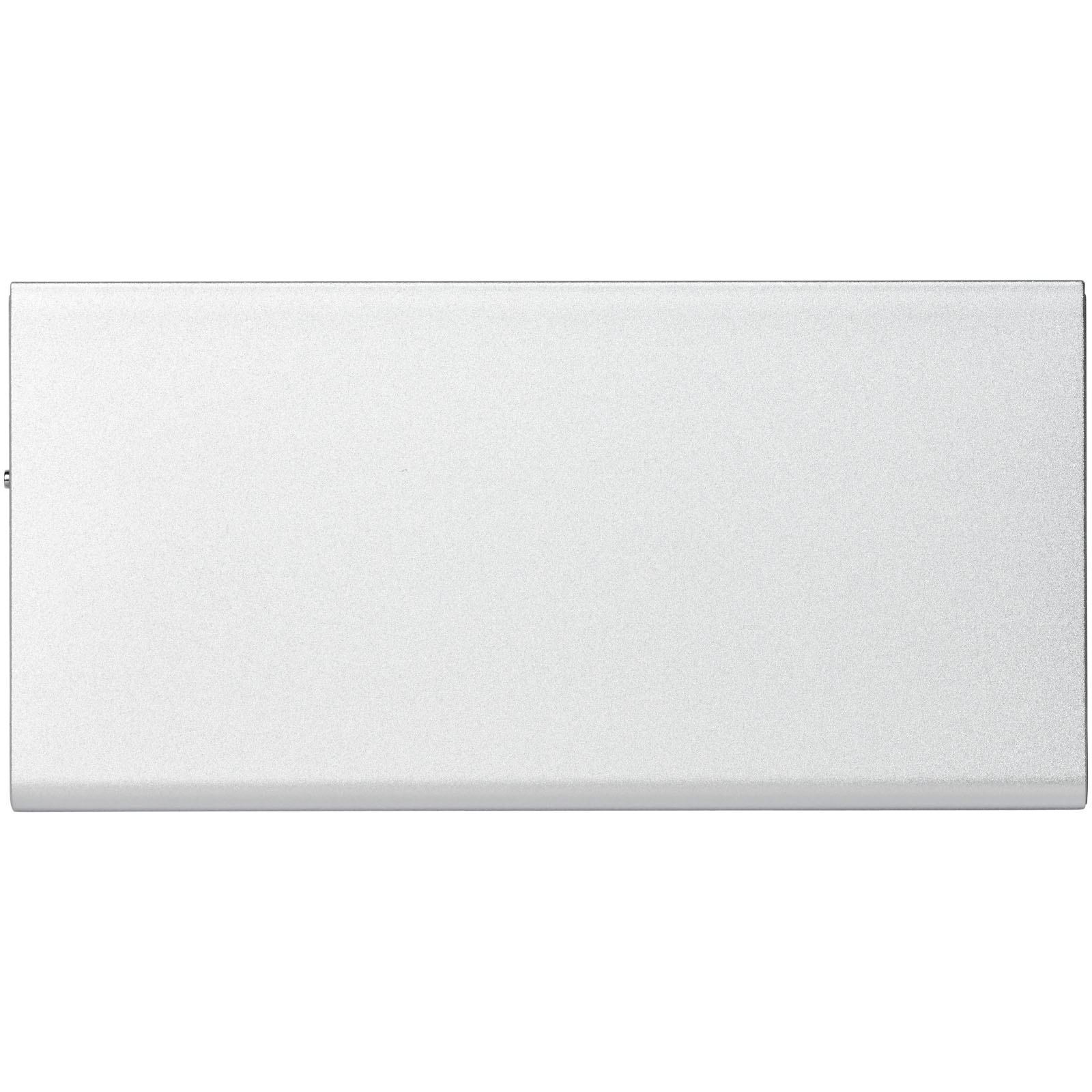 Plate 8000 mAh Aluminium-Powerbank silber