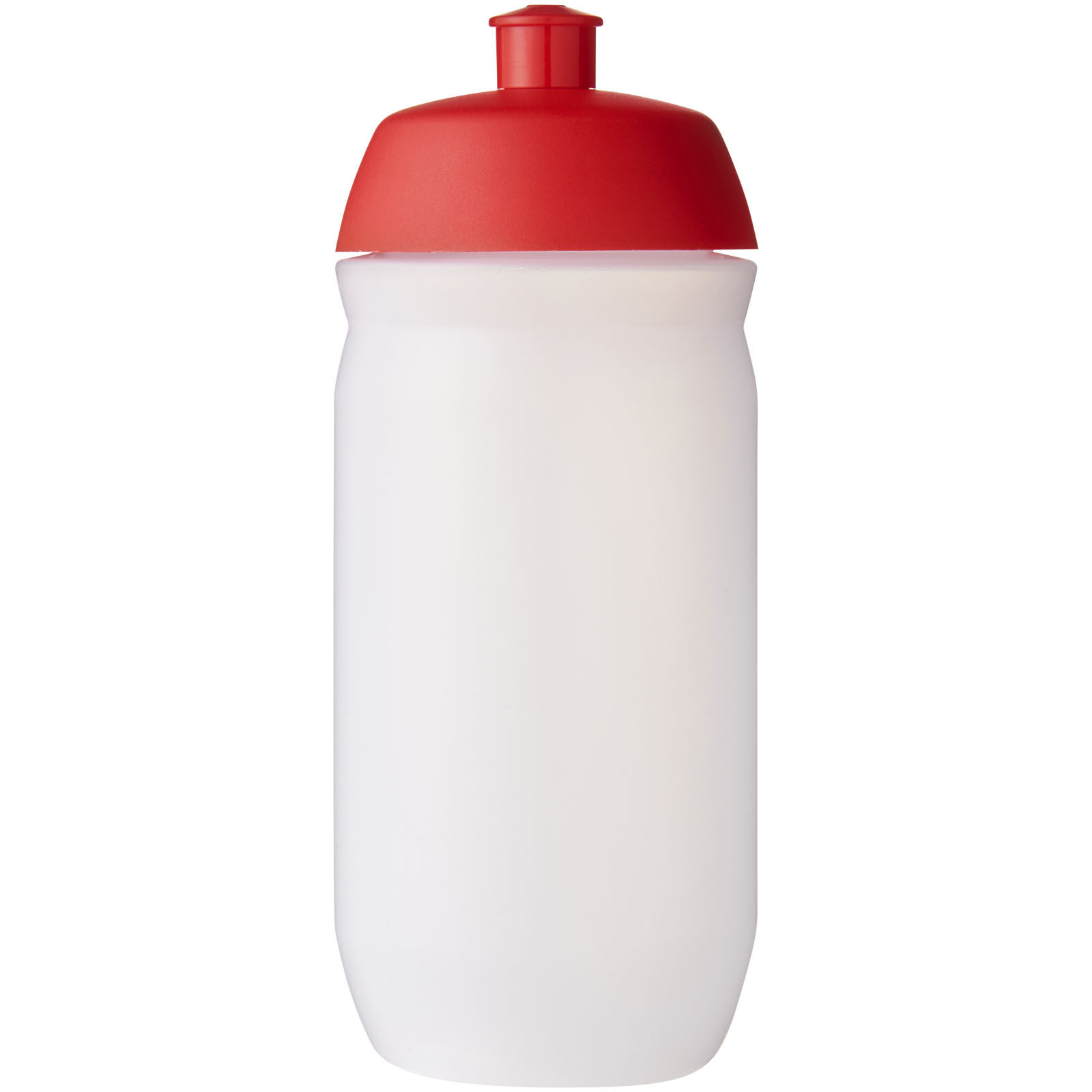 HydroFlex™ Clear 500 ml Squeezy Sportflasche rot, klar mattiert