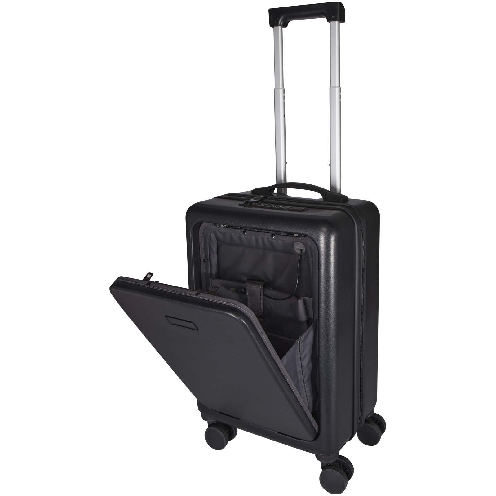 Rover Pro 20" Kabinentrolley aus recyceltem GRS-Material 40 L schwarz
