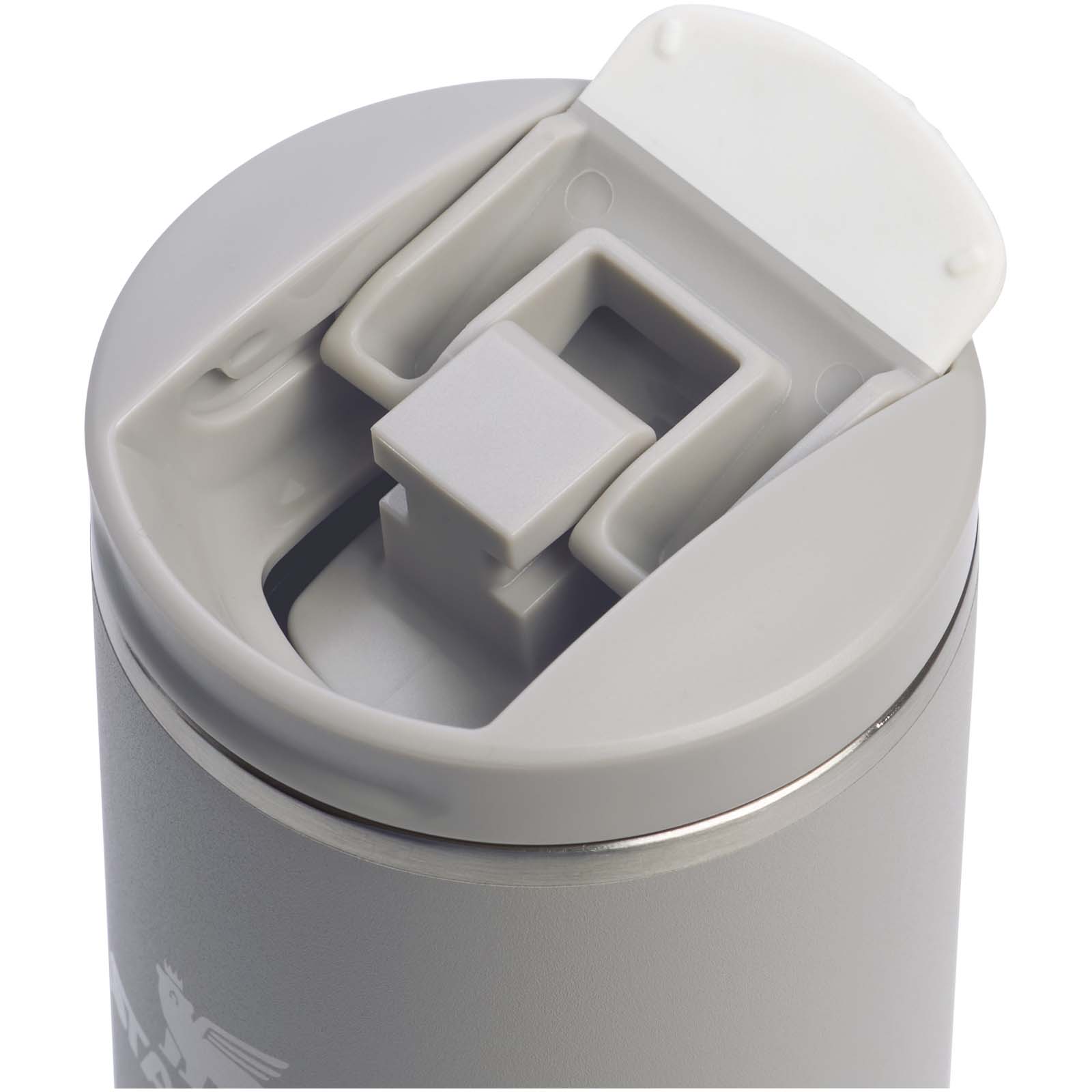 Stanley 470 ml Transit Fliptop Thermobecher grau