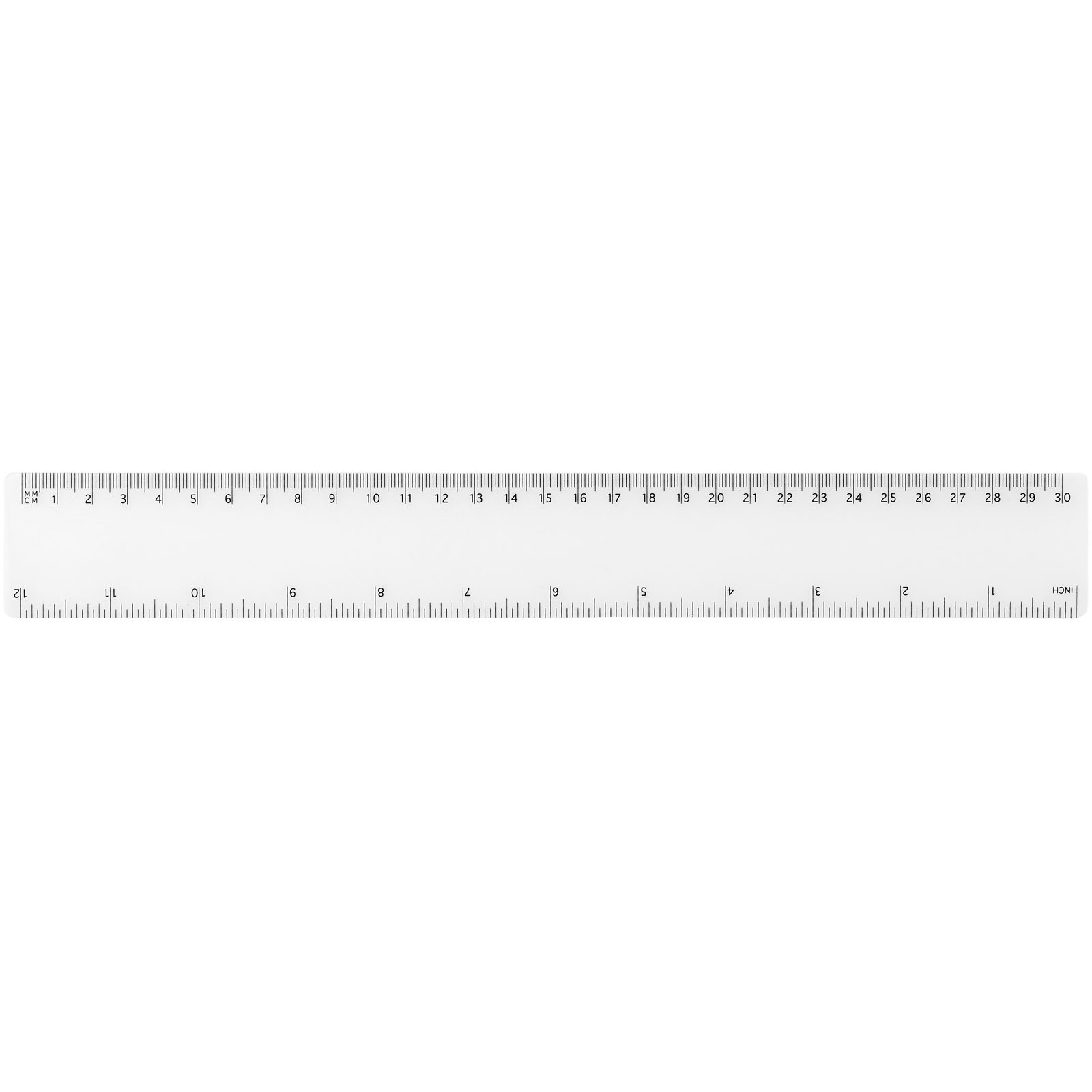 Rothko 30 cm Kunststofflineal transparent