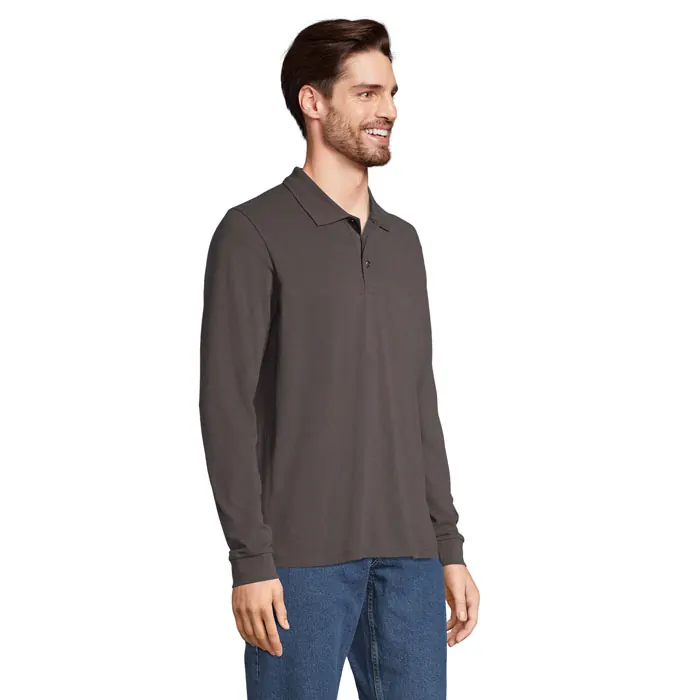 Unisex-Langarm-Poloshirt 200 Prime