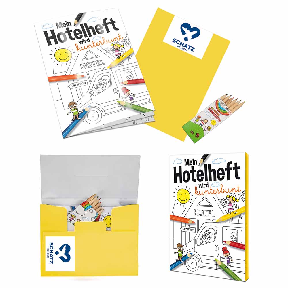 Malbuch / Mal-Set A6 - Hotel