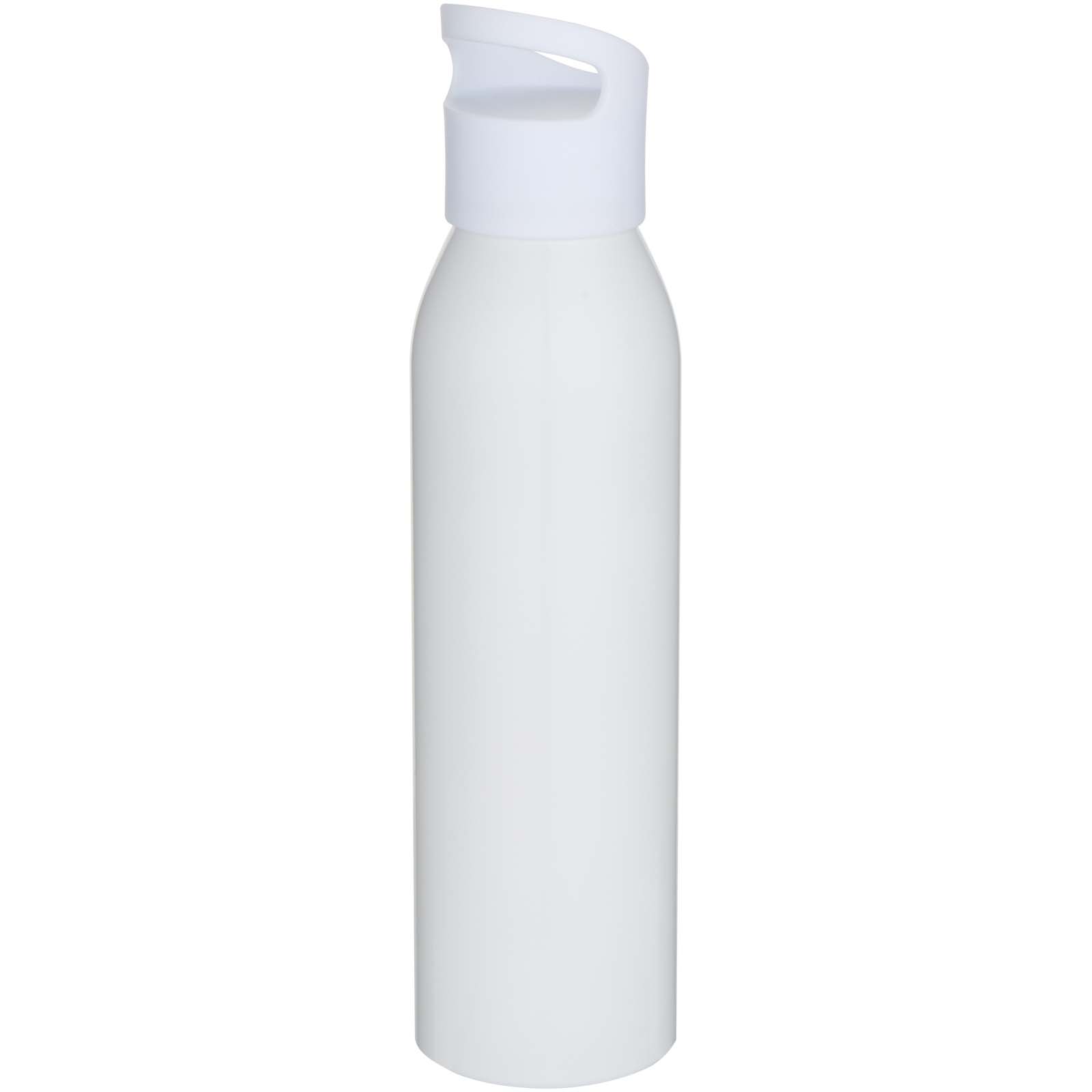 Sky 650 ml RCS-zertifizierte, einwandige Trinkflasche aus recyceltem Edelstahl weiss