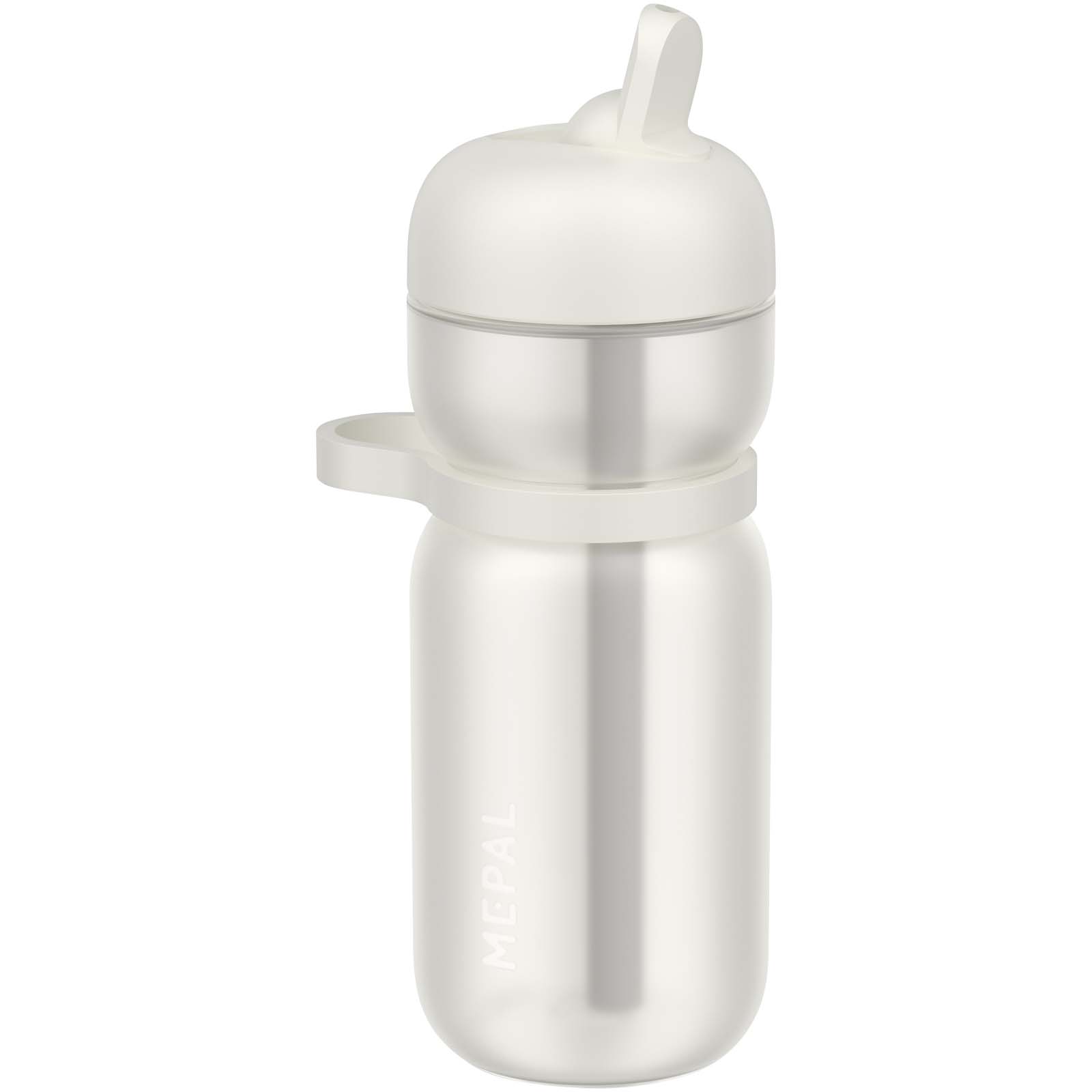 Mepal 600 ml Flip Sportflasche weiss