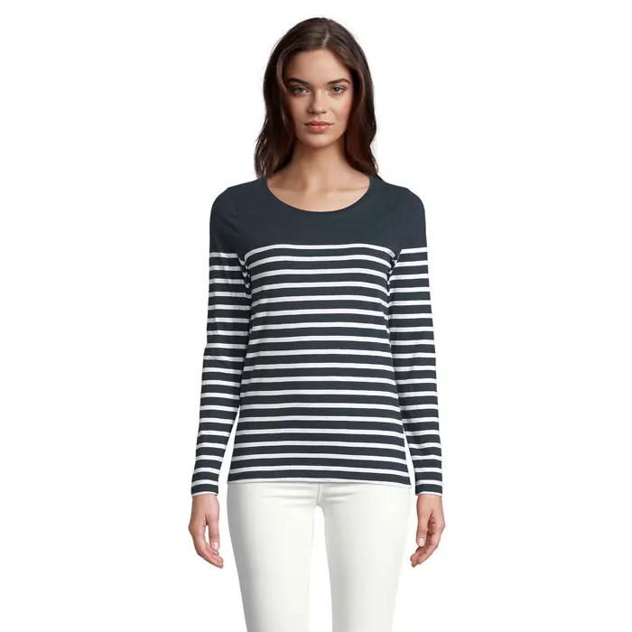 Damen-Langarm-T-Shirt Matelot