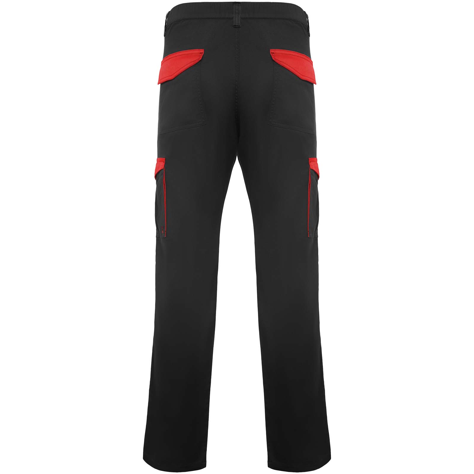 Trooper Arbeitshose, 250 g/m 2 schwarz, rot