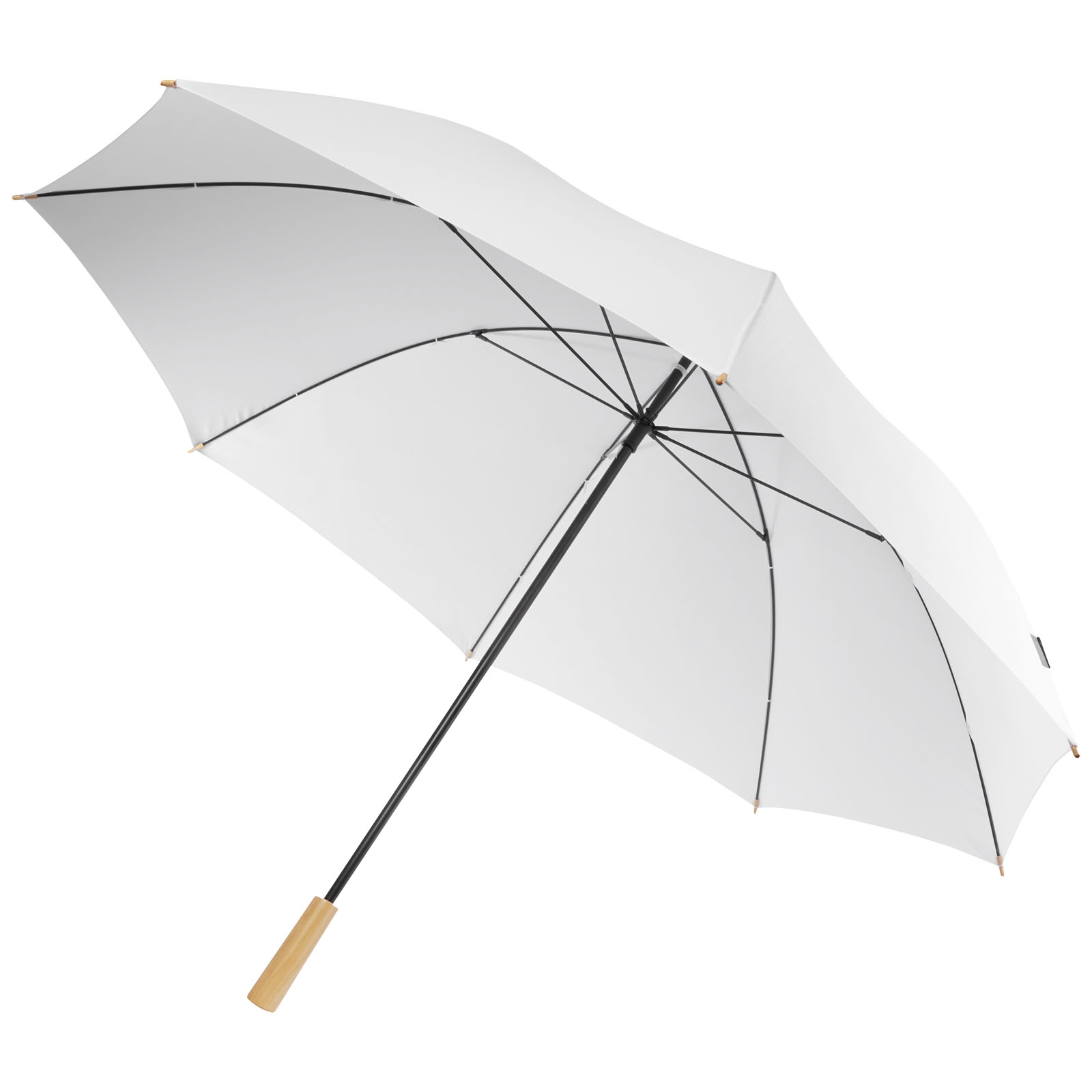 Romee 30'' windbeständiger Golfschirm aus recyceltem PET weiss