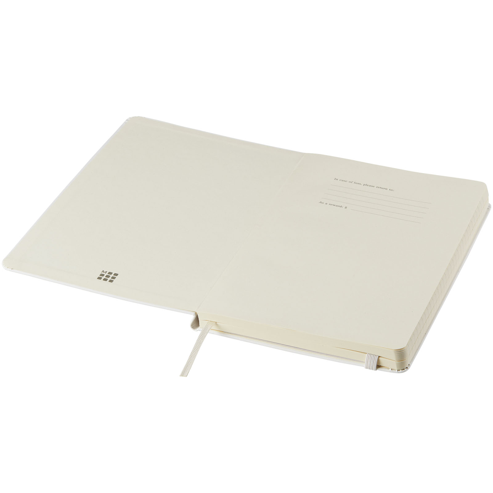 Moleskine Classic Hardcover Notizbuch L – liniert weiss