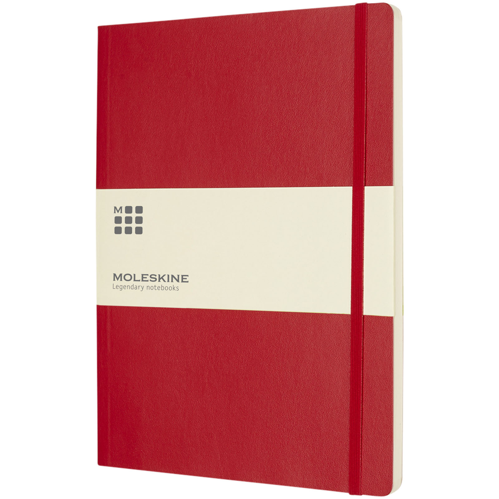 Classic Softcover Notizbuch XL – blanko scharlachrot