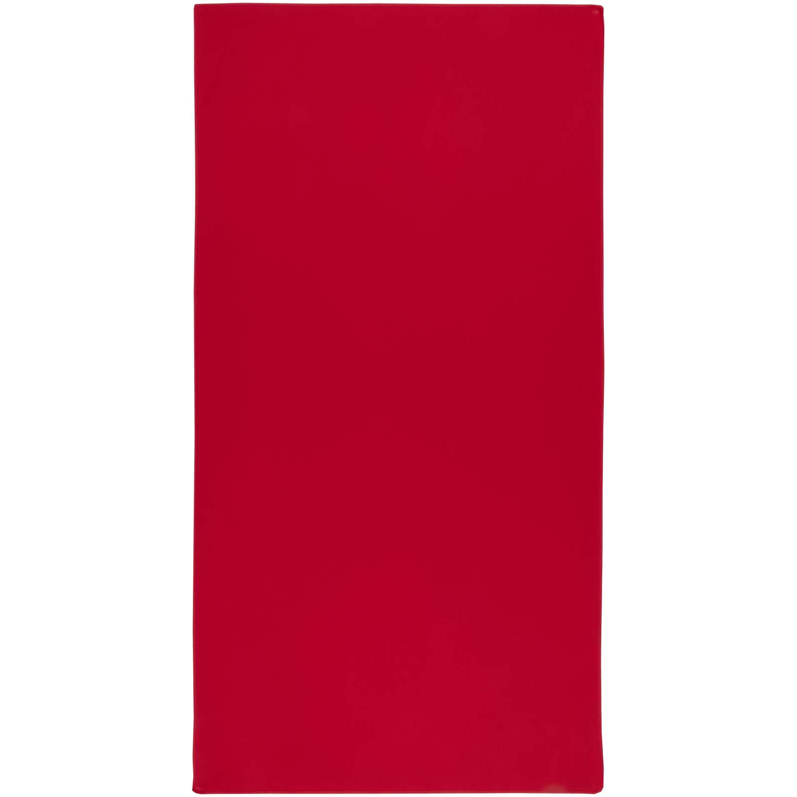 Lucas RPET Sporthandtuch 50 × 100 cm rot