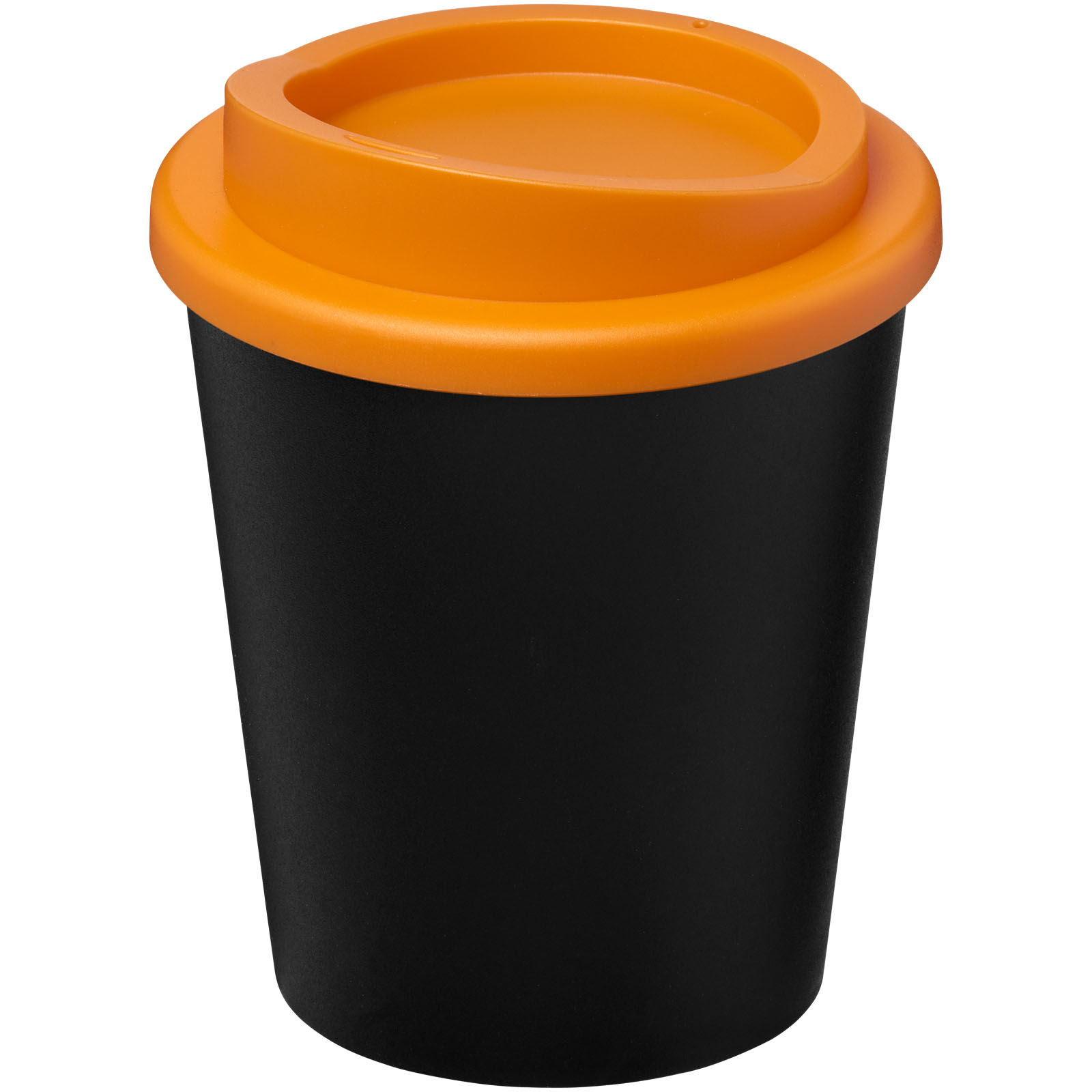 Americano® Espresso Eco 250 ml recycelter Isolierbecher schwarz, orange