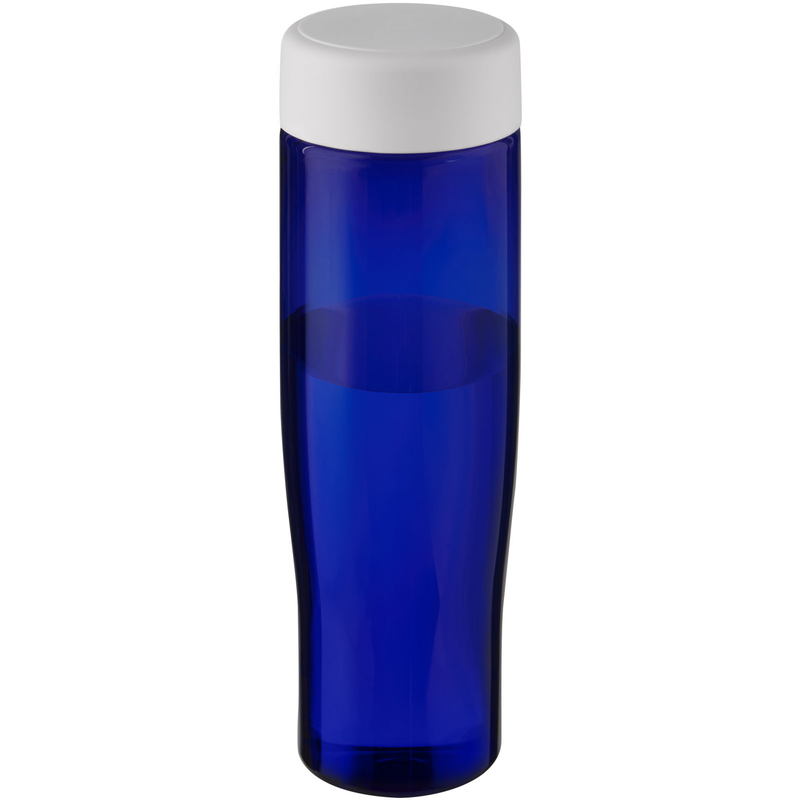H2O Active® Eco Tempo 700 ml Wasserflasche mit Drehdeckel weiss, blau