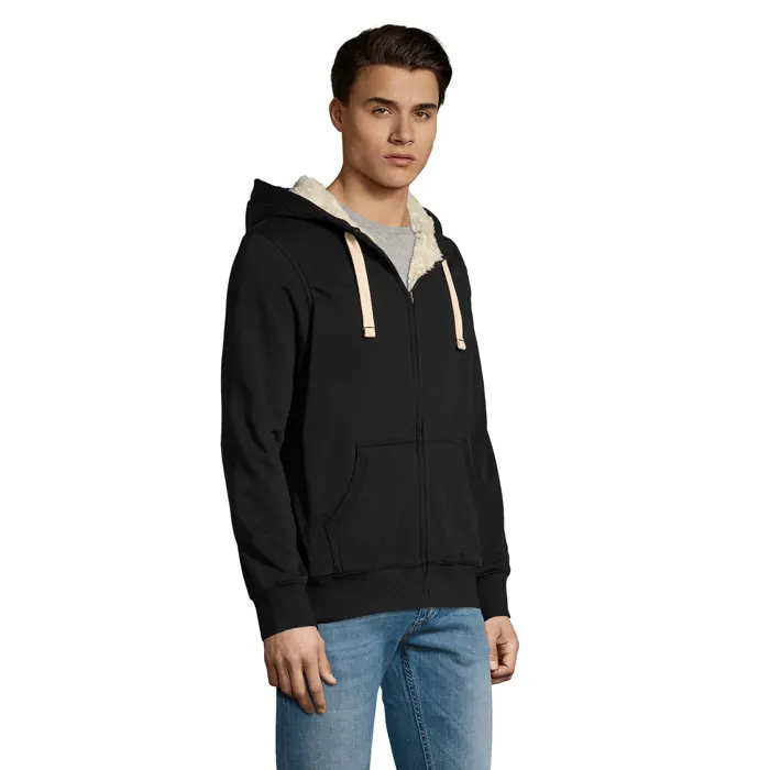 Unisex-Jacke mit Reißverschluss Sherpa