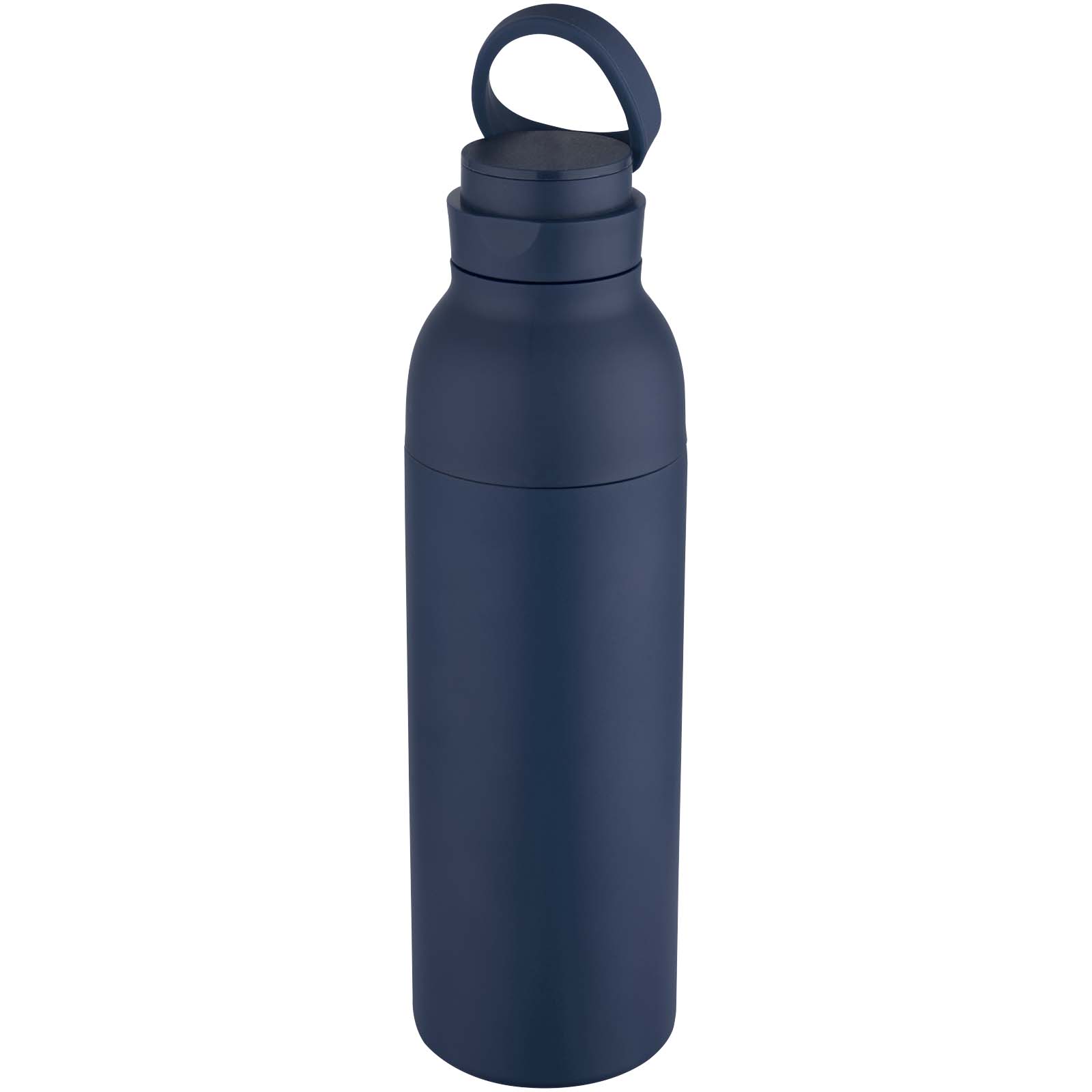 Illuminate 650 ml RCS doppelwandige Isolierflasche aus recyceltem Edelstahl navy