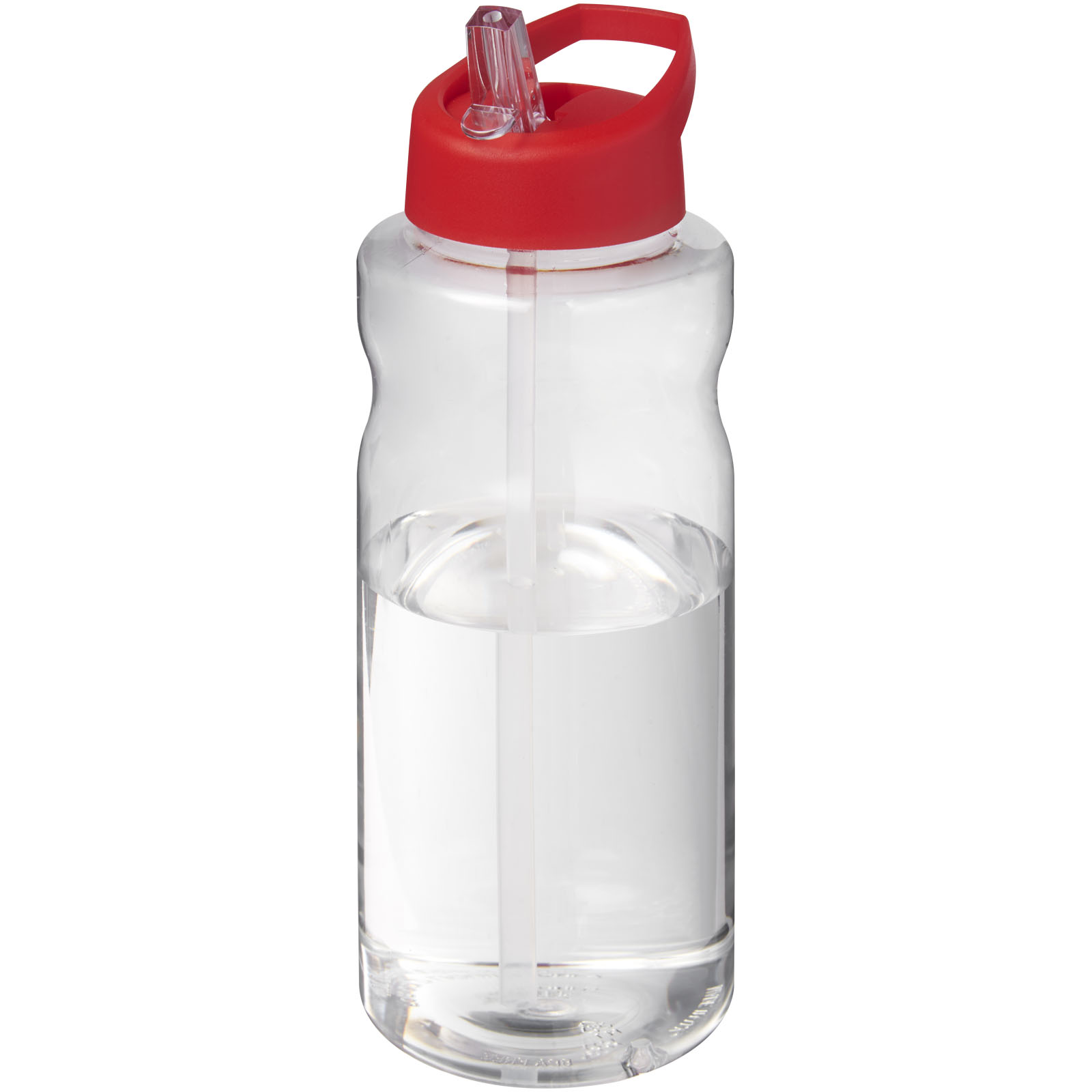 H2O Active® Big Base 1L Sportflasche mit Ausgussdeckel rot