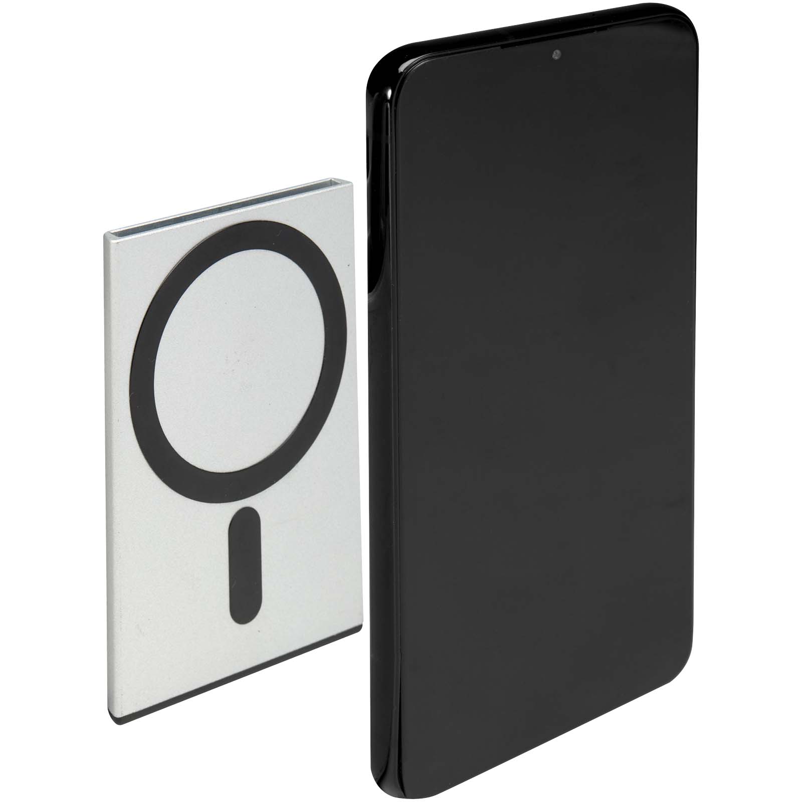 SMART RCS magnetischer RFID Kartenhalter silber