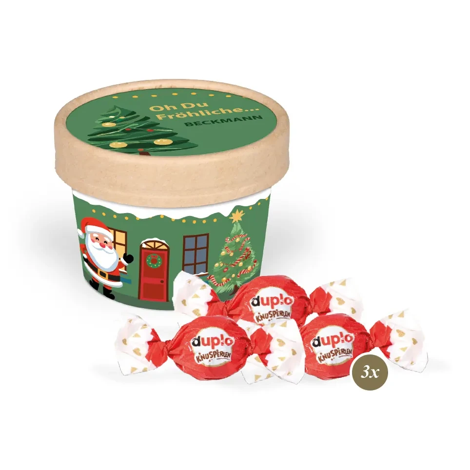 Christmas Paperbox mit duplo Knusperlen
