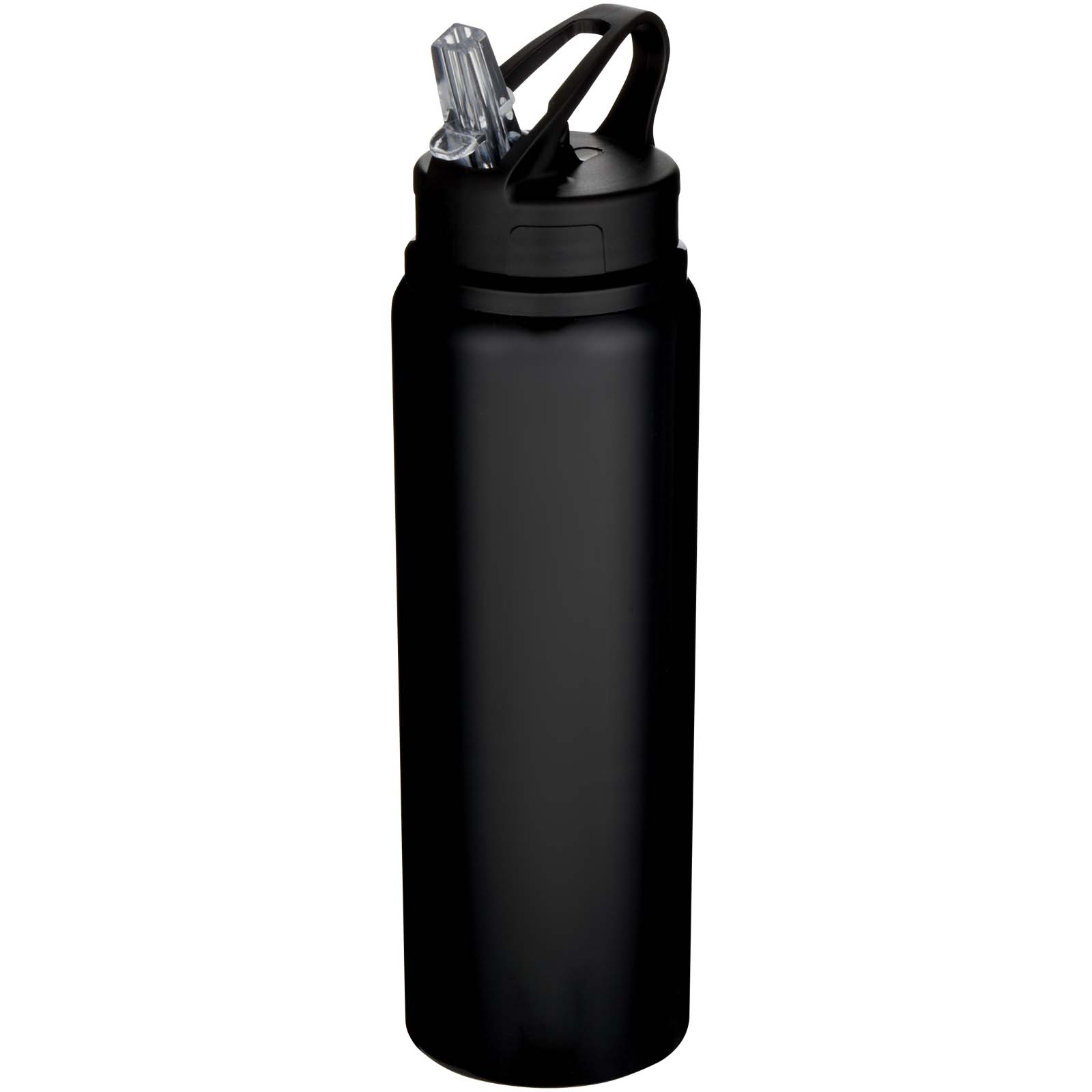 Fitz 800 ml RCS-zertifizierte, einwandige Trinkflasche aus recyceltem Edelstahl schwarz