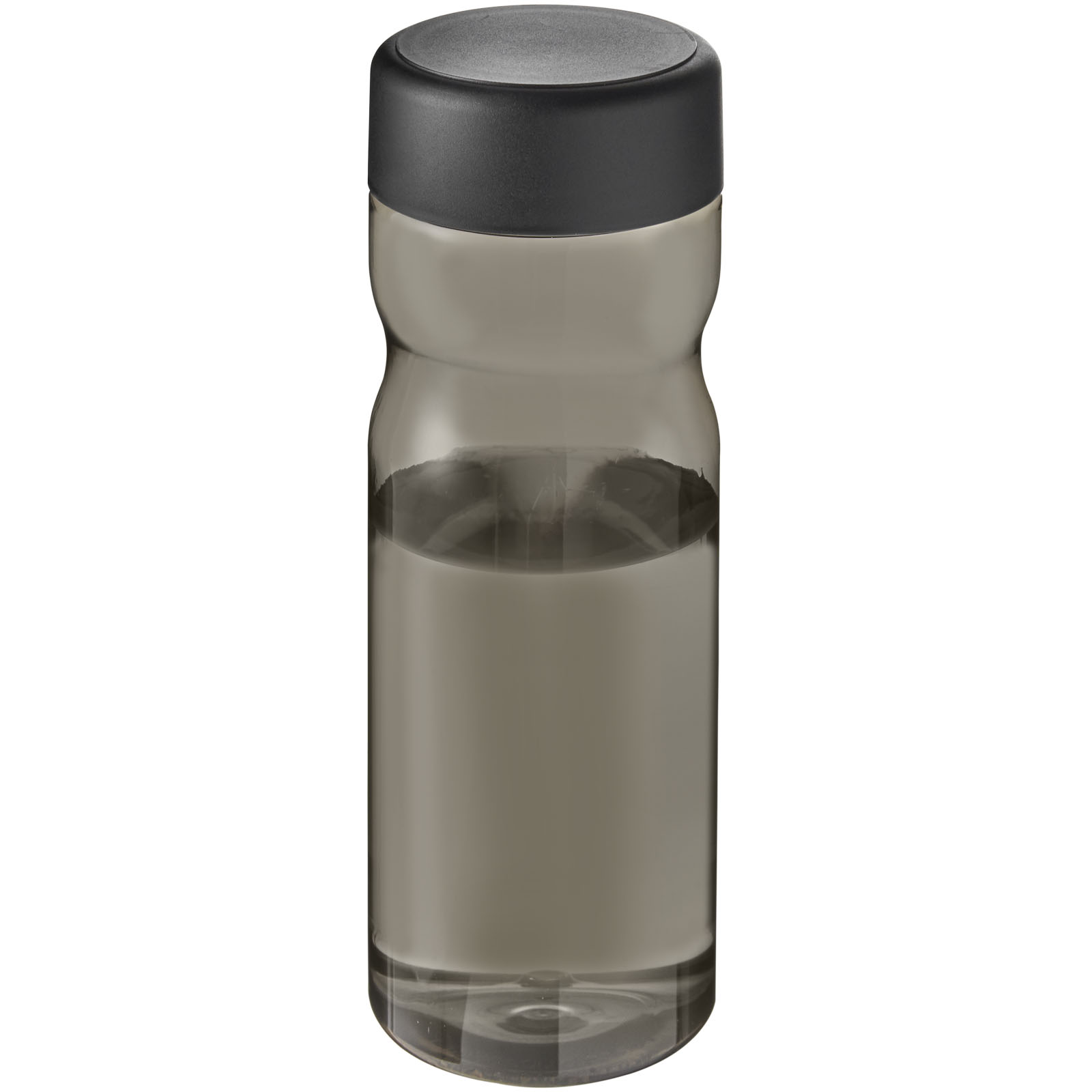 H2O Active® Eco Base 650 ml Sportflasche mit Drehdeckel kohle, schwarz
