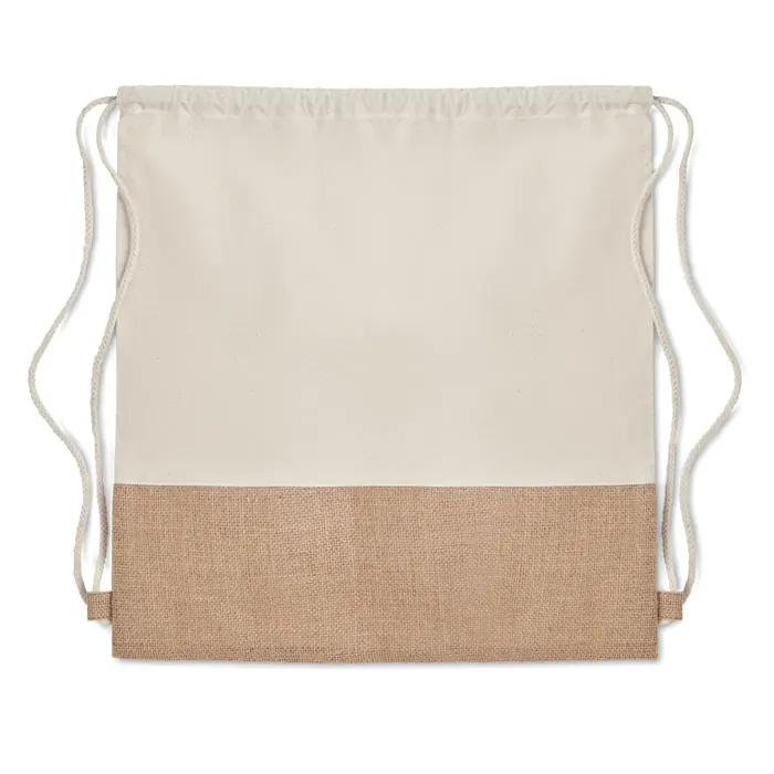 Beutel mit Kordelzug Jute