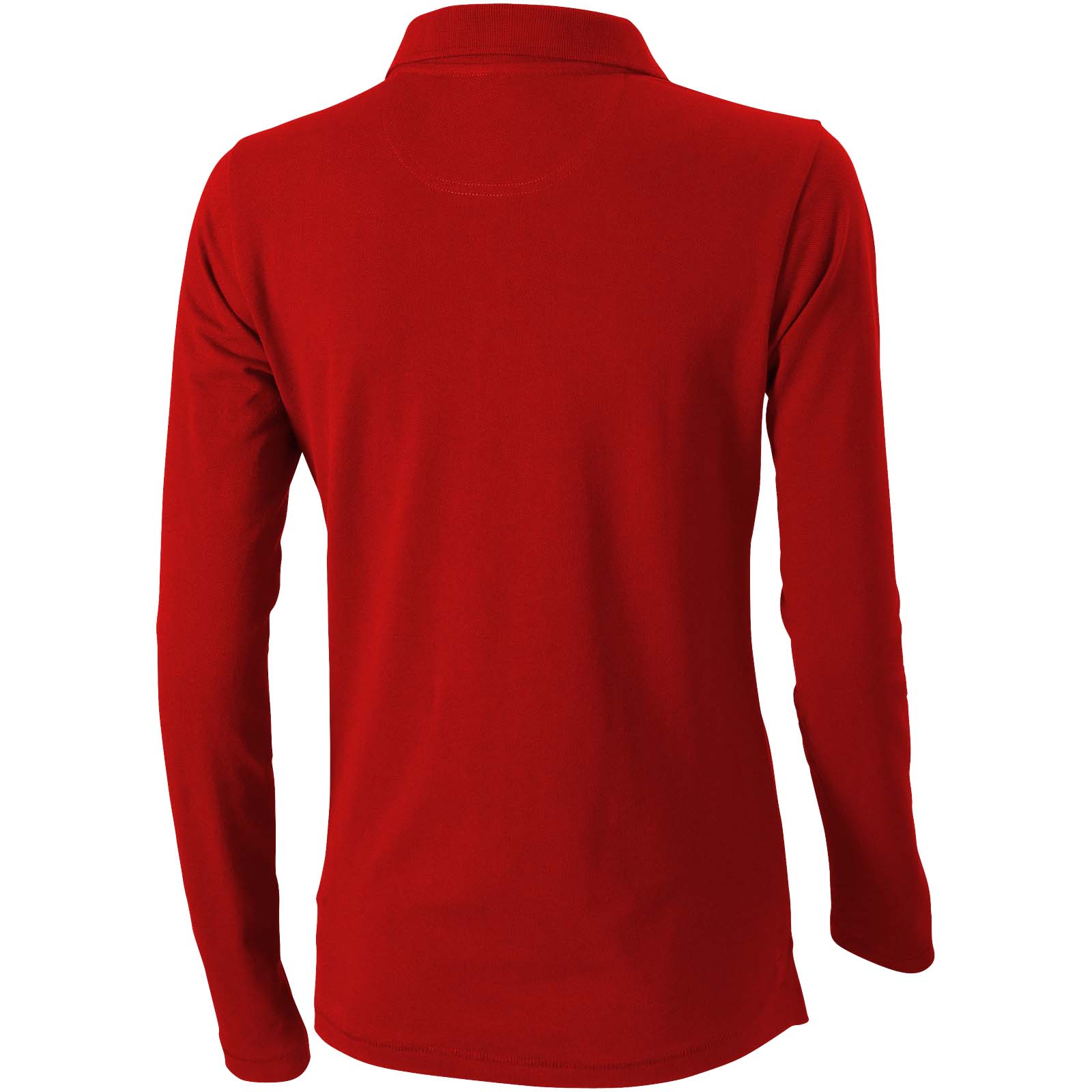Calgary 180 g/m² Langarm Poloshirt für Damen rot