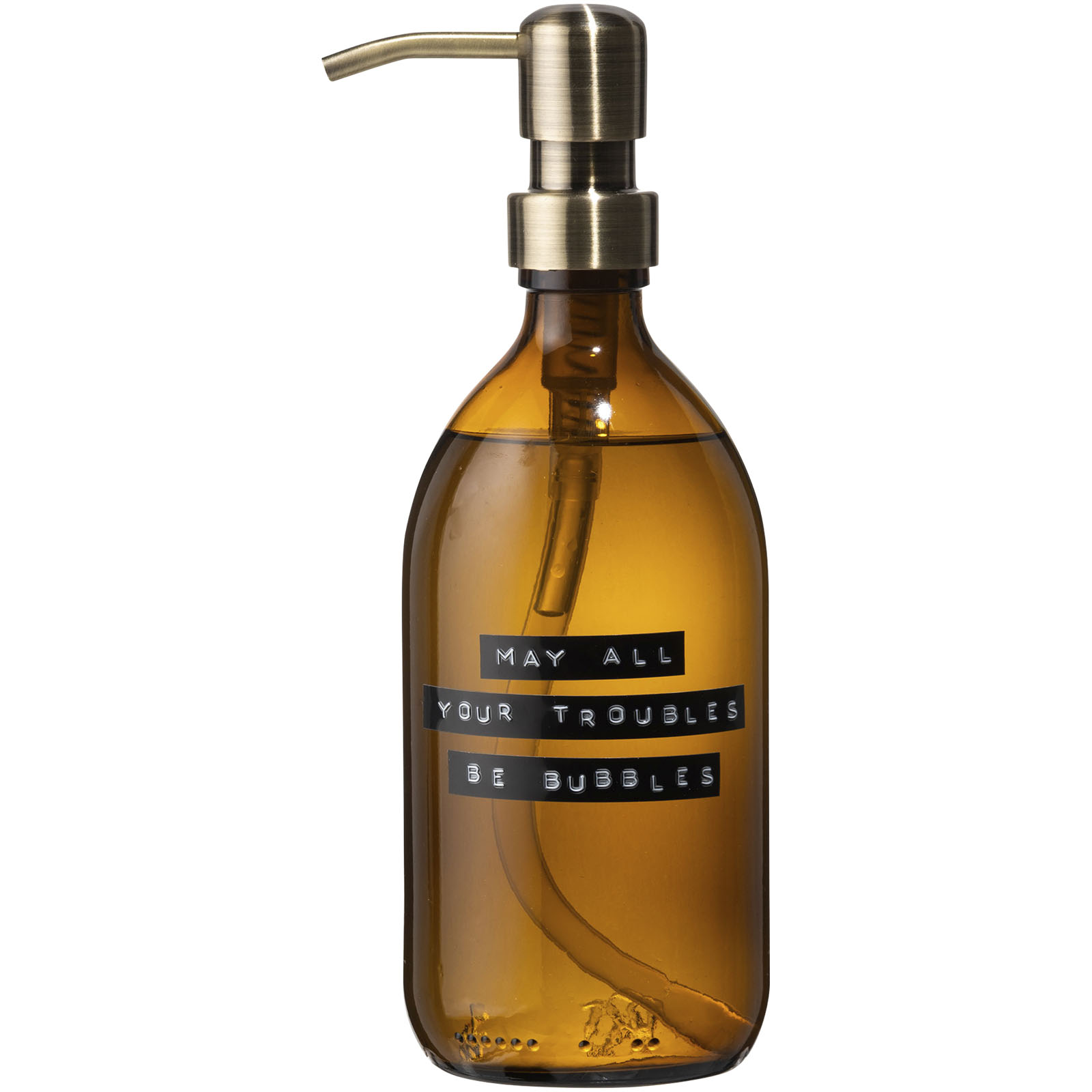 Wellmark Bubbles Seifenspender, 500 ml amber heather