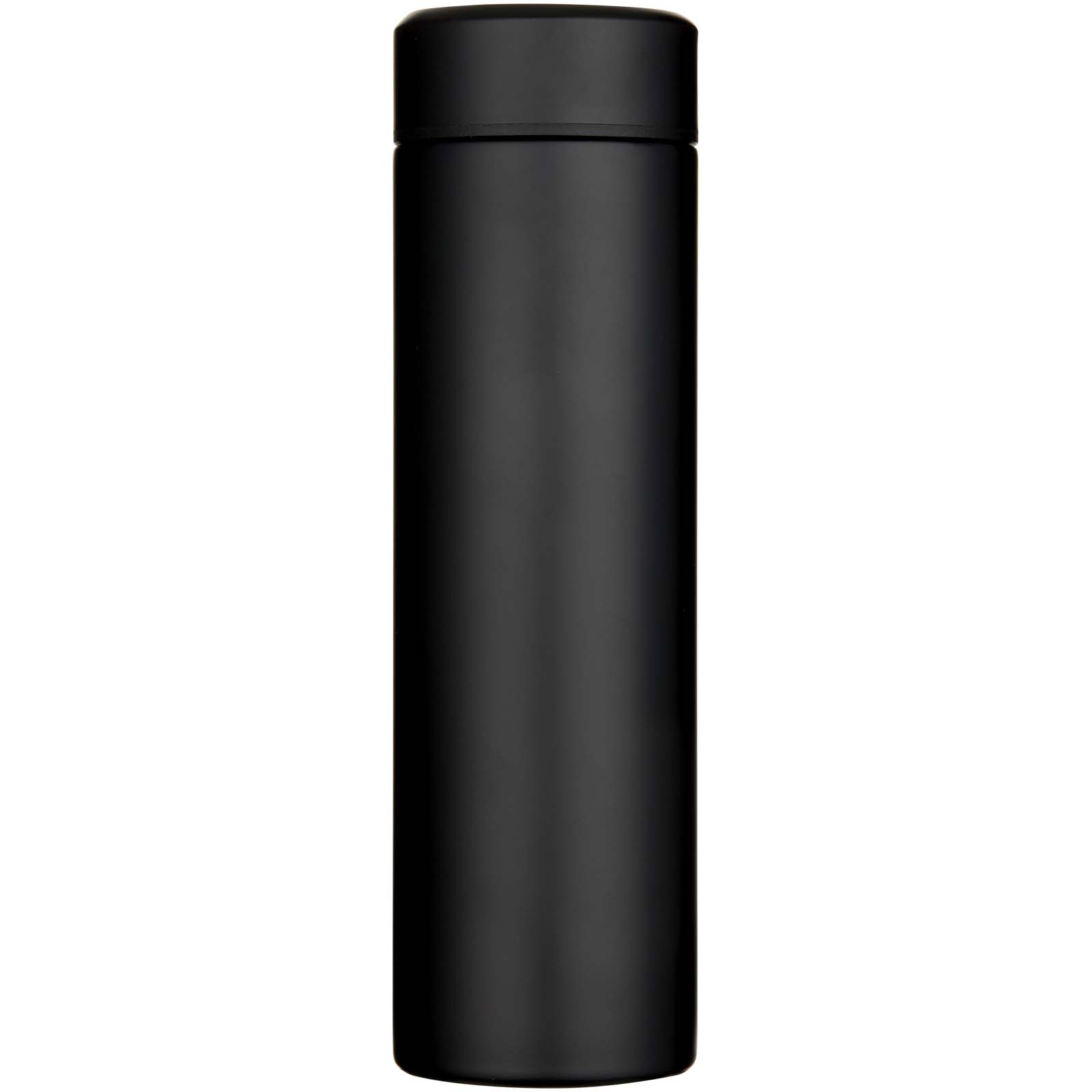Taylor 450 ml Doppelwand Isolierflasche aus Edelstahl mit Teesieb schwarz