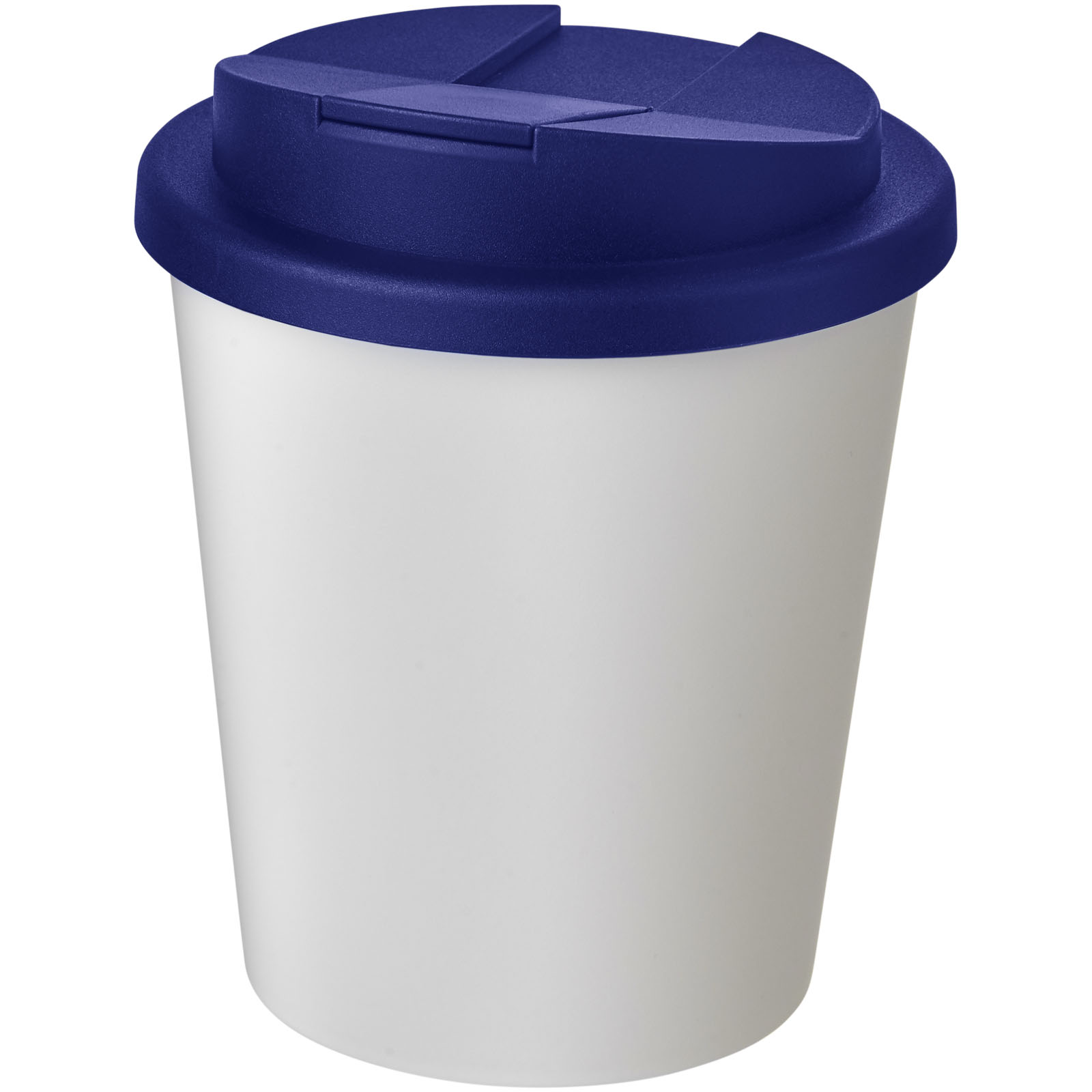 Americano® Espresso 250 ml Isolierbecher mit auslaufsicherem Schraubverschluss weiss, blau
