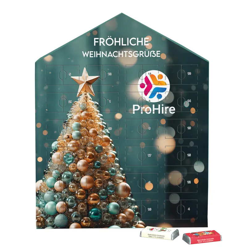 Täfelchen Adventskalender Haus