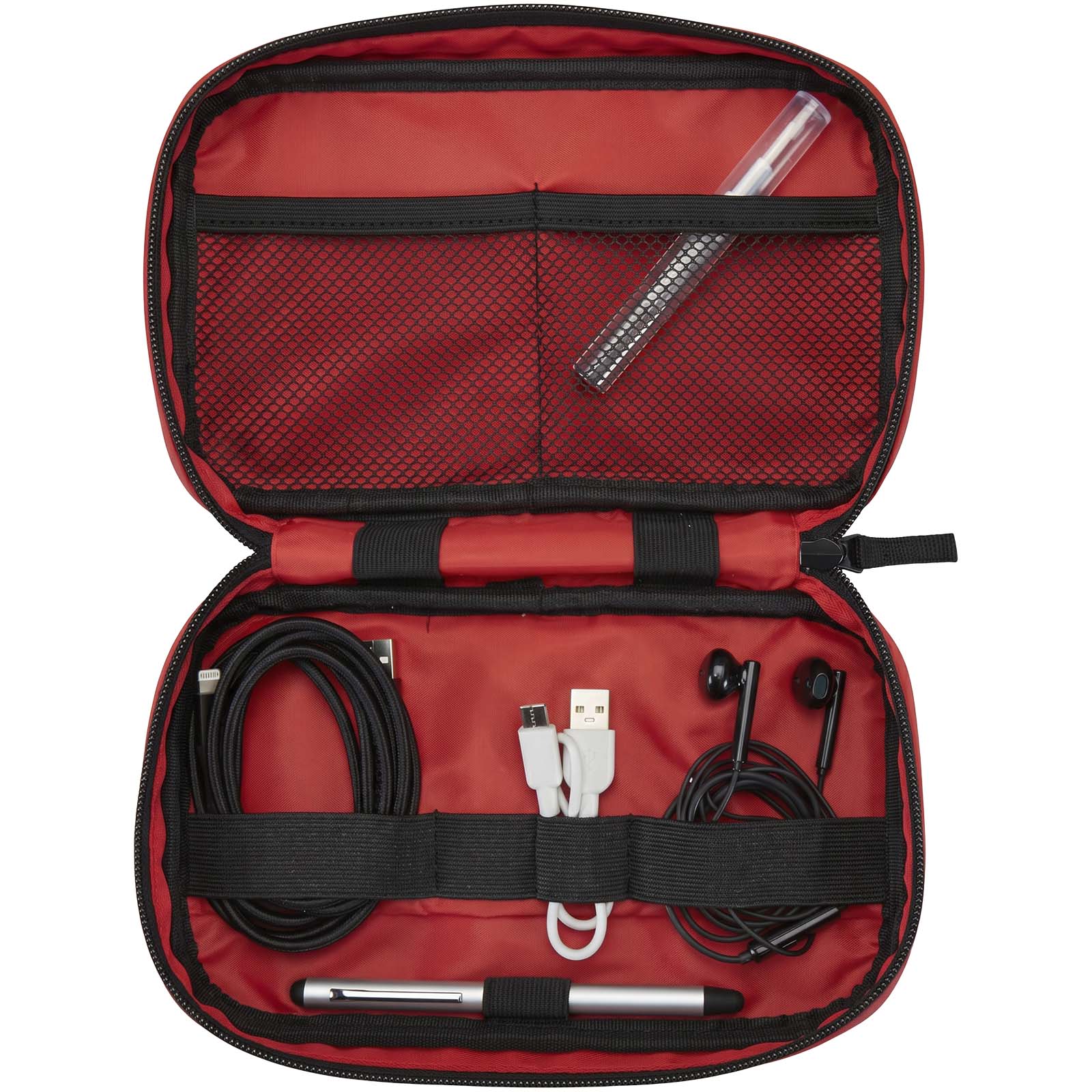 Resi Plus GRS recycelte Tech-Tasche 1L ziegelstein
