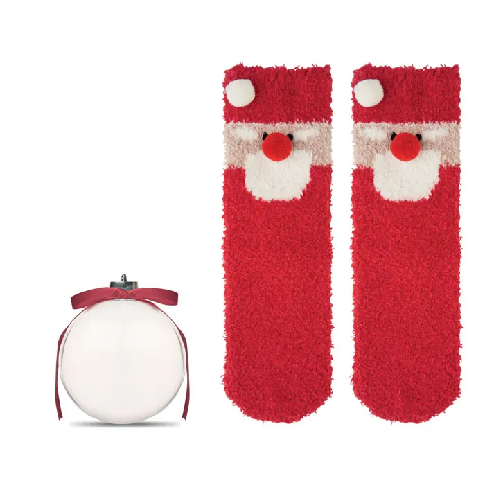 Weihnachtsbaumkugel mit Socken