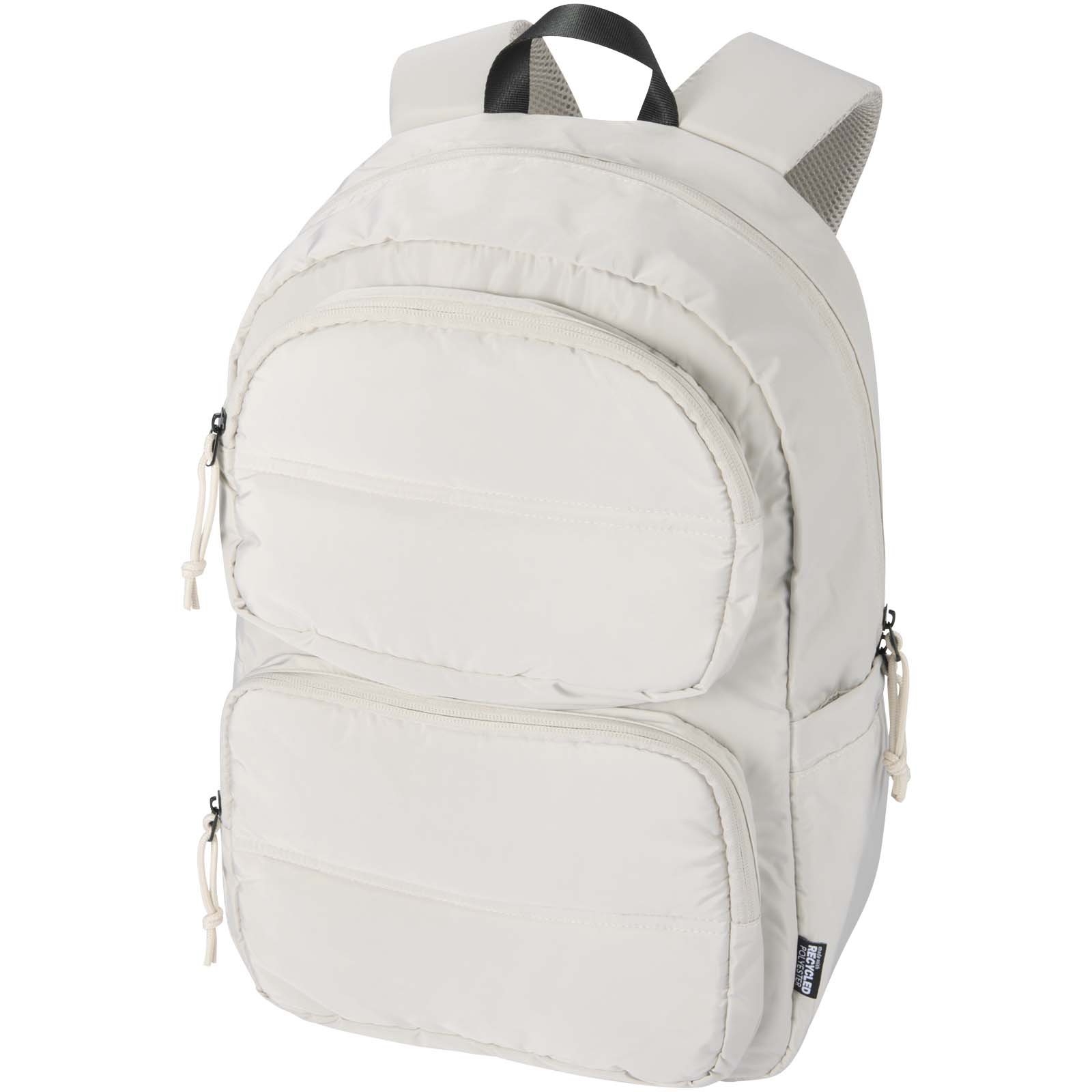 Puffer 15,6" GRS recycelter Laptoprucksack 18L sandstone