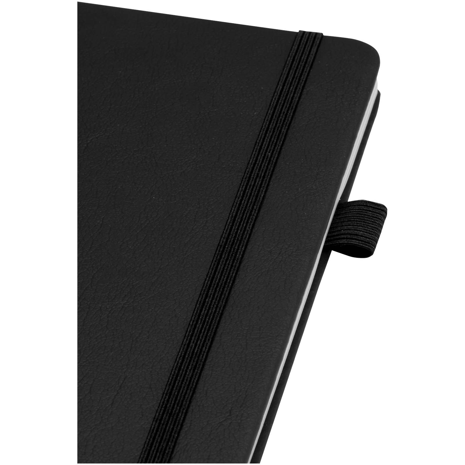 Liss A5 Hardcover Notizbuch aus recyceltem Kunststoff schwarz
