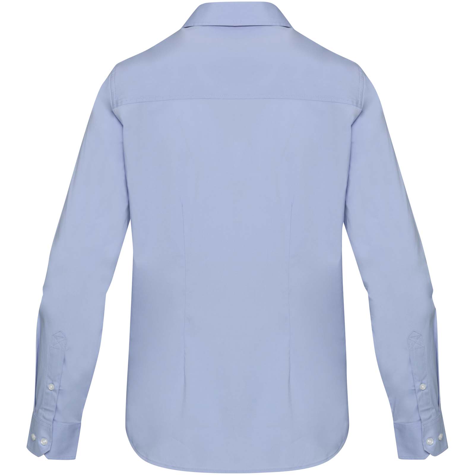 Carnelian 133 g/m² Popeline Bluse hellblau