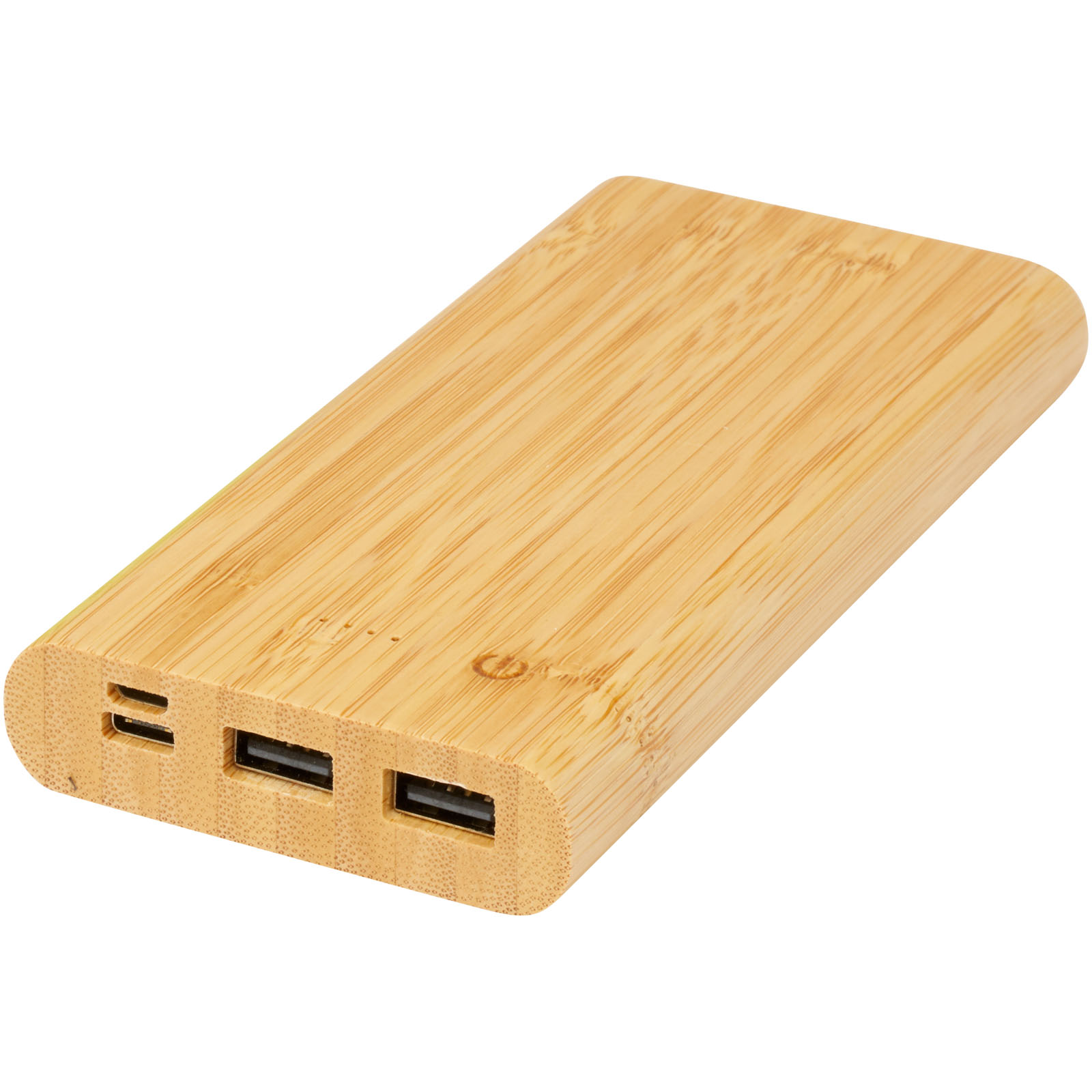 Tulda 10.000 mAh Powerbank aus Bambus natur