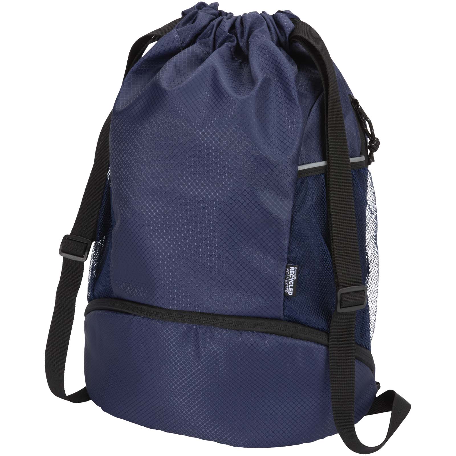 Varyon GRS-recycelter Sportbeutel mit Bodenfach 18 L navy