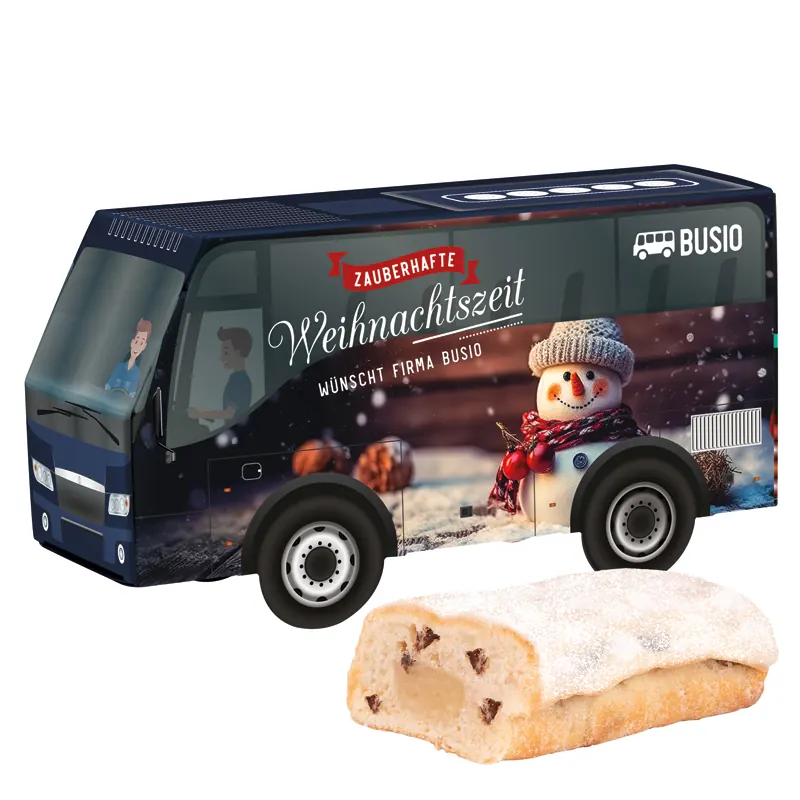 3D-Präsent Bus, Weihnachten