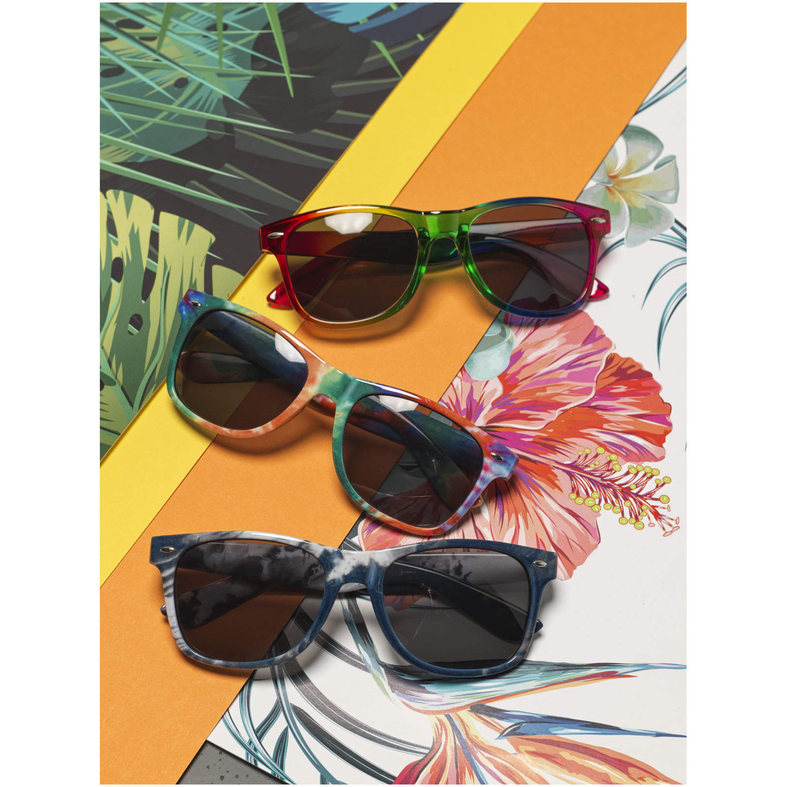Sun Ray Regenbogen-Sonnenbrille regenbogenfarben