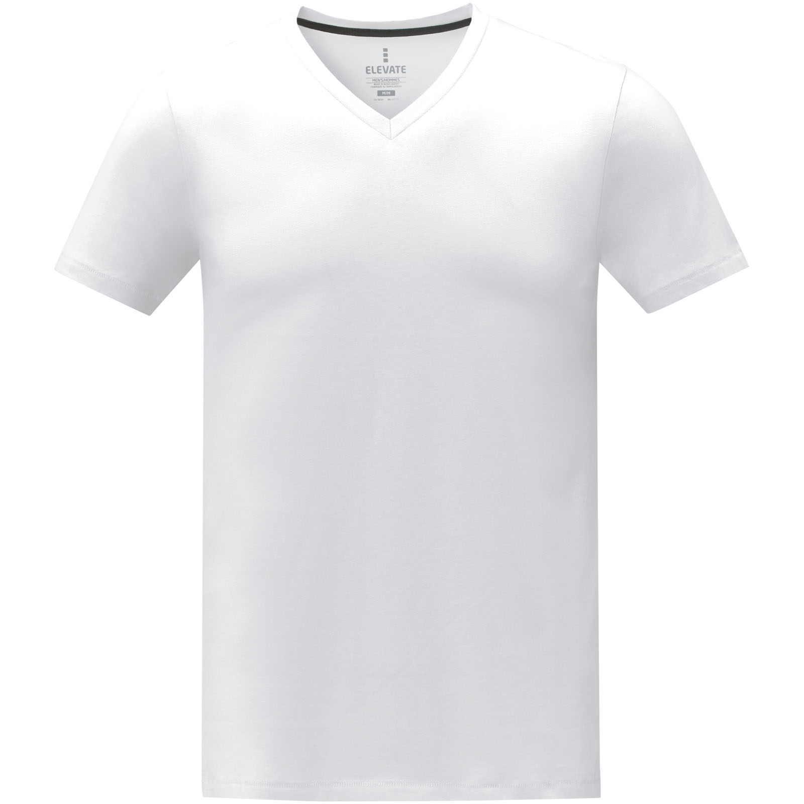 Somoto T-Shirt mit V-Ausschnitt für Herren weiss